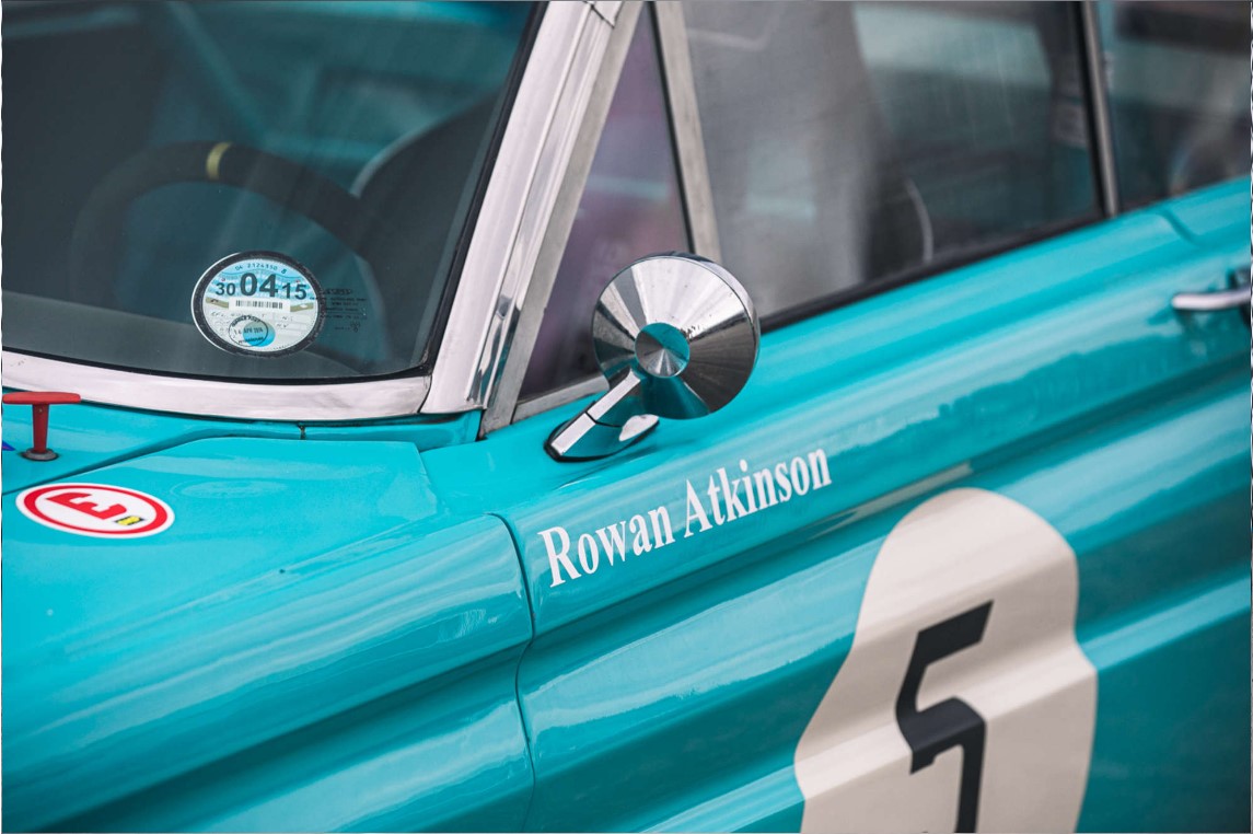 You Can Buy Rowan Atkinson’s 1964 Ford Falcon Race Car