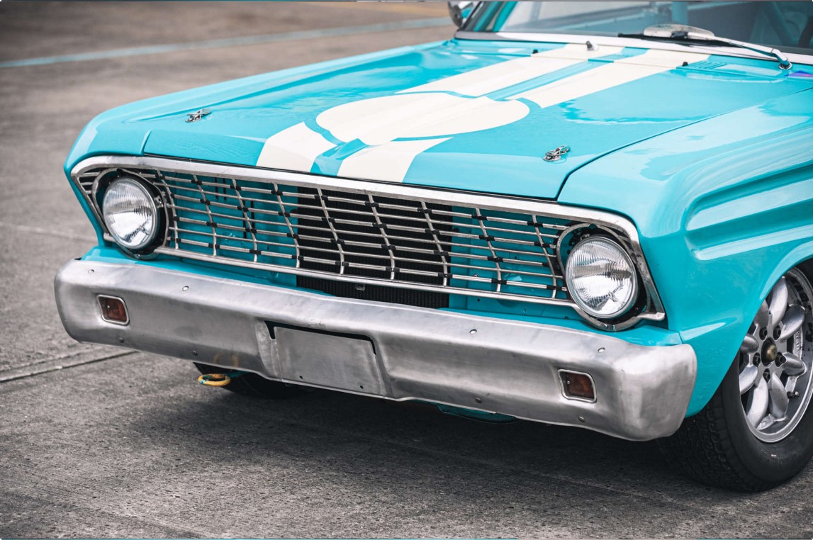 You Can Buy Rowan Atkinson’s 1964 Ford Falcon Race Car