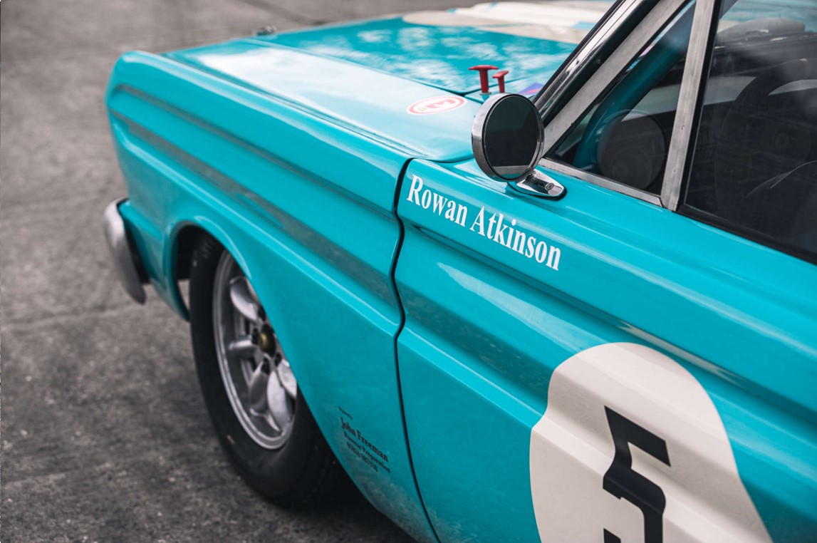 You Can Buy Rowan Atkinson’s 1964 Ford Falcon Race Car