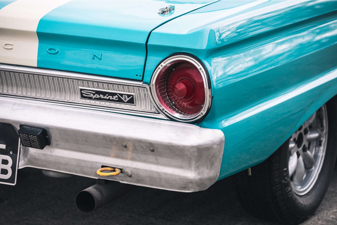 You Can Buy Rowan Atkinson’s 1964 Ford Falcon Race Car