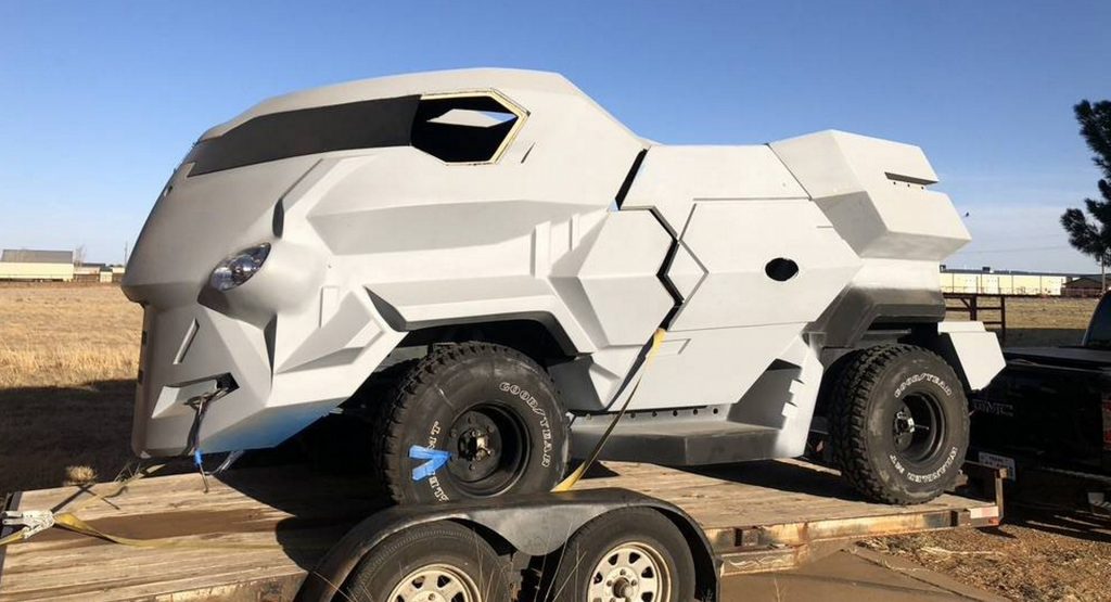 Roll Into Mega-City One With This Heavily Modified Land Rover From Judge Dredd