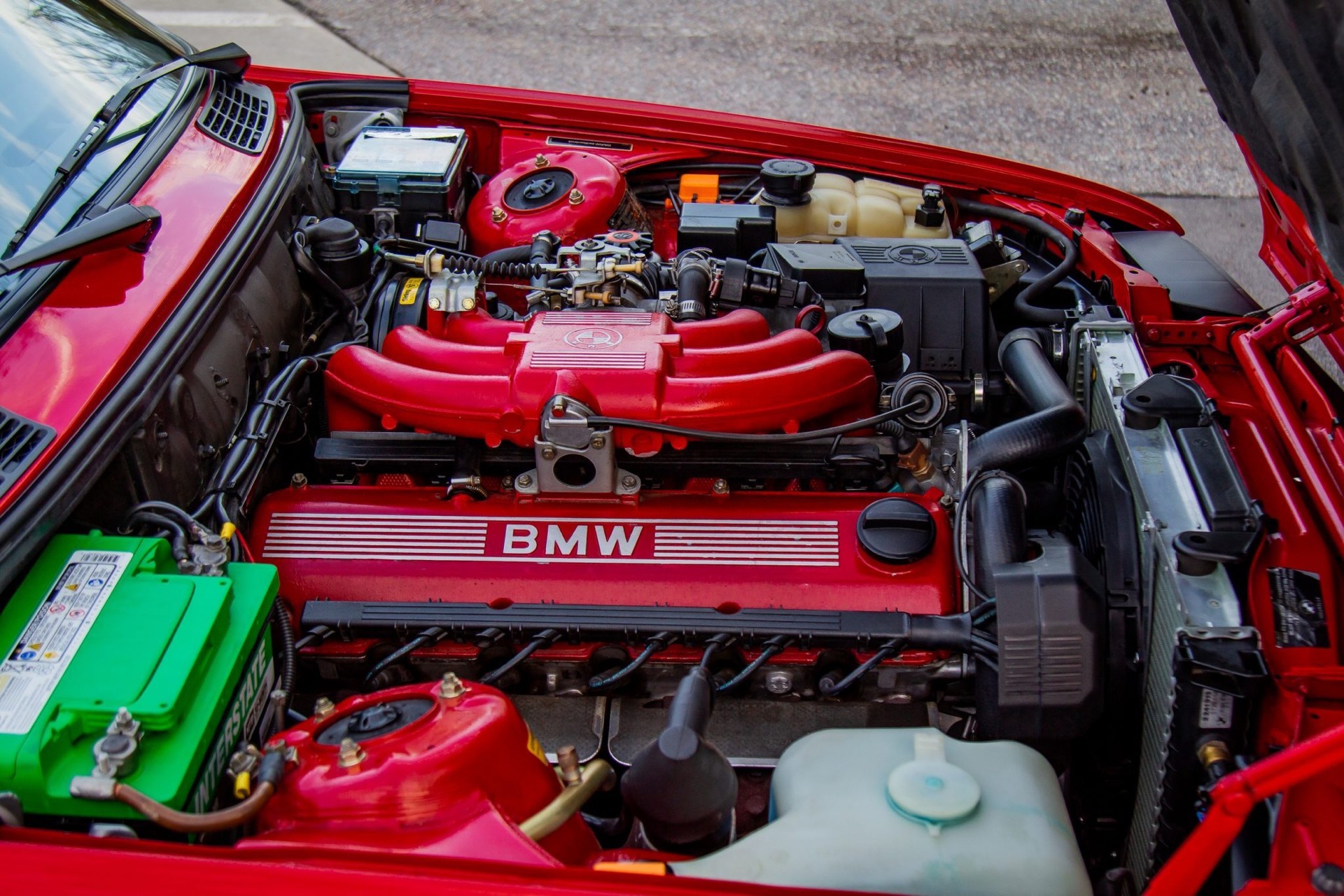 Live Out Your 90s Wall Street Broker Dreams With This Brilliant Red E30 Convertible