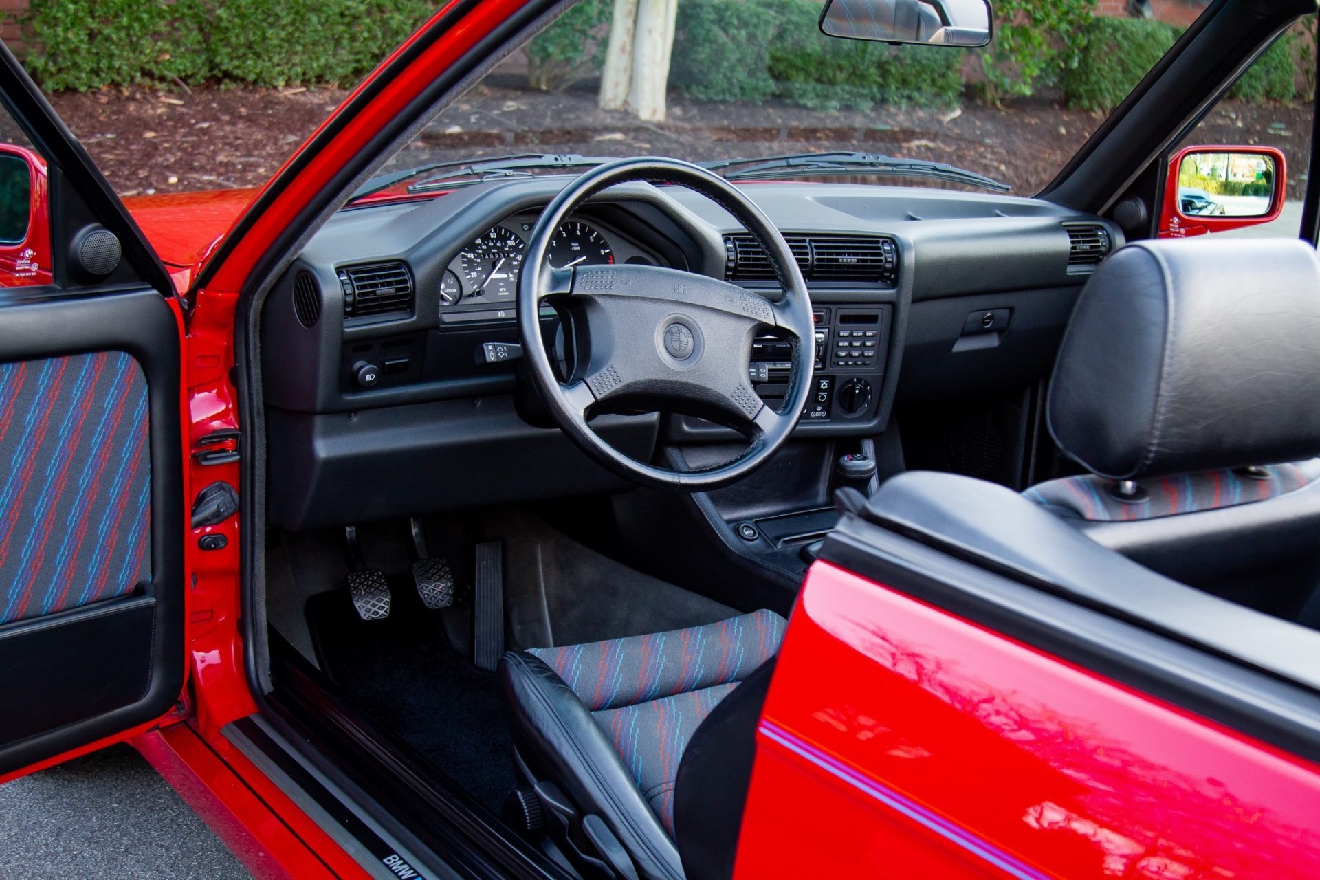 Live Out Your 90s Wall Street Broker Dreams With This Brilliant Red E30 Convertible