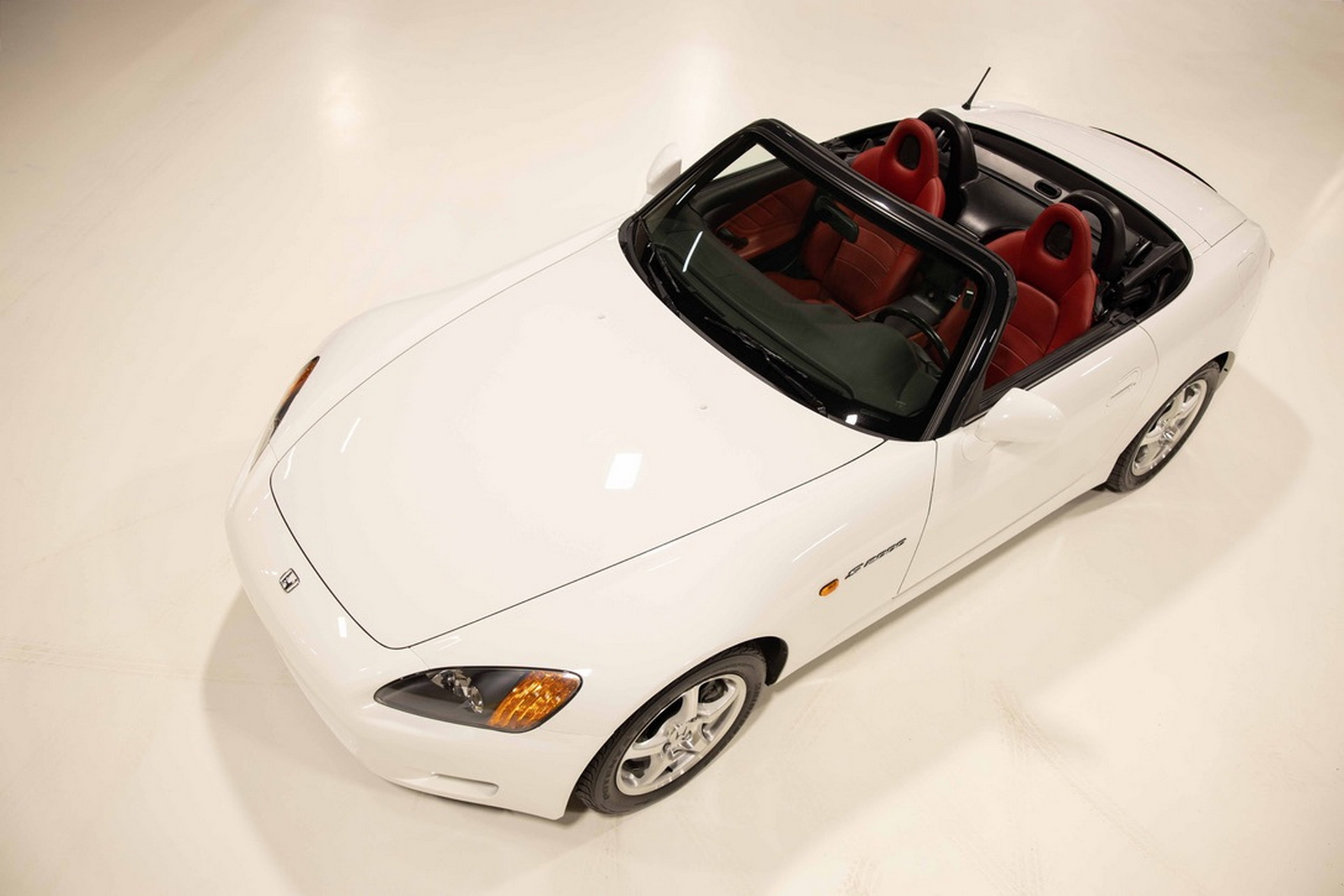 This Low-Mileage White-On-Red Honda S2000 Has Already Attracted A High Bid Of $35,000