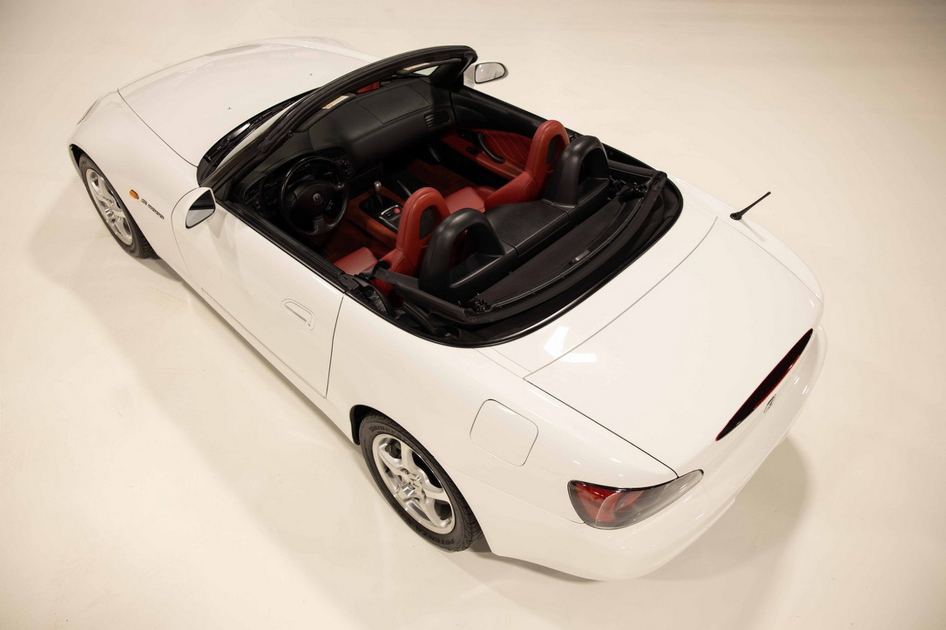 This Low-Mileage White-On-Red Honda S2000 Has Already Attracted A High Bid Of $35,000