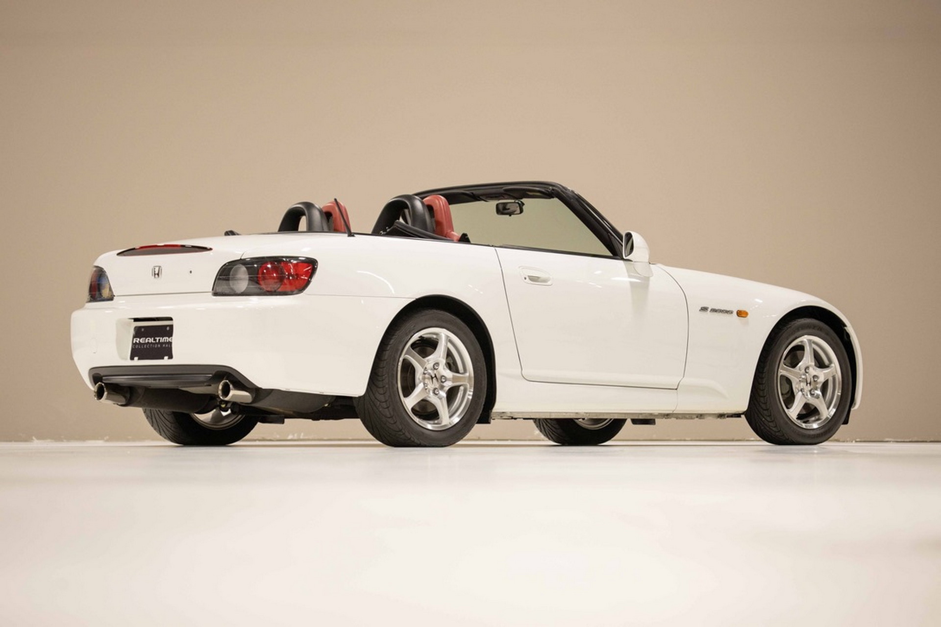 This Low-Mileage White-On-Red Honda S2000 Has Already Attracted A High Bid Of $35,000