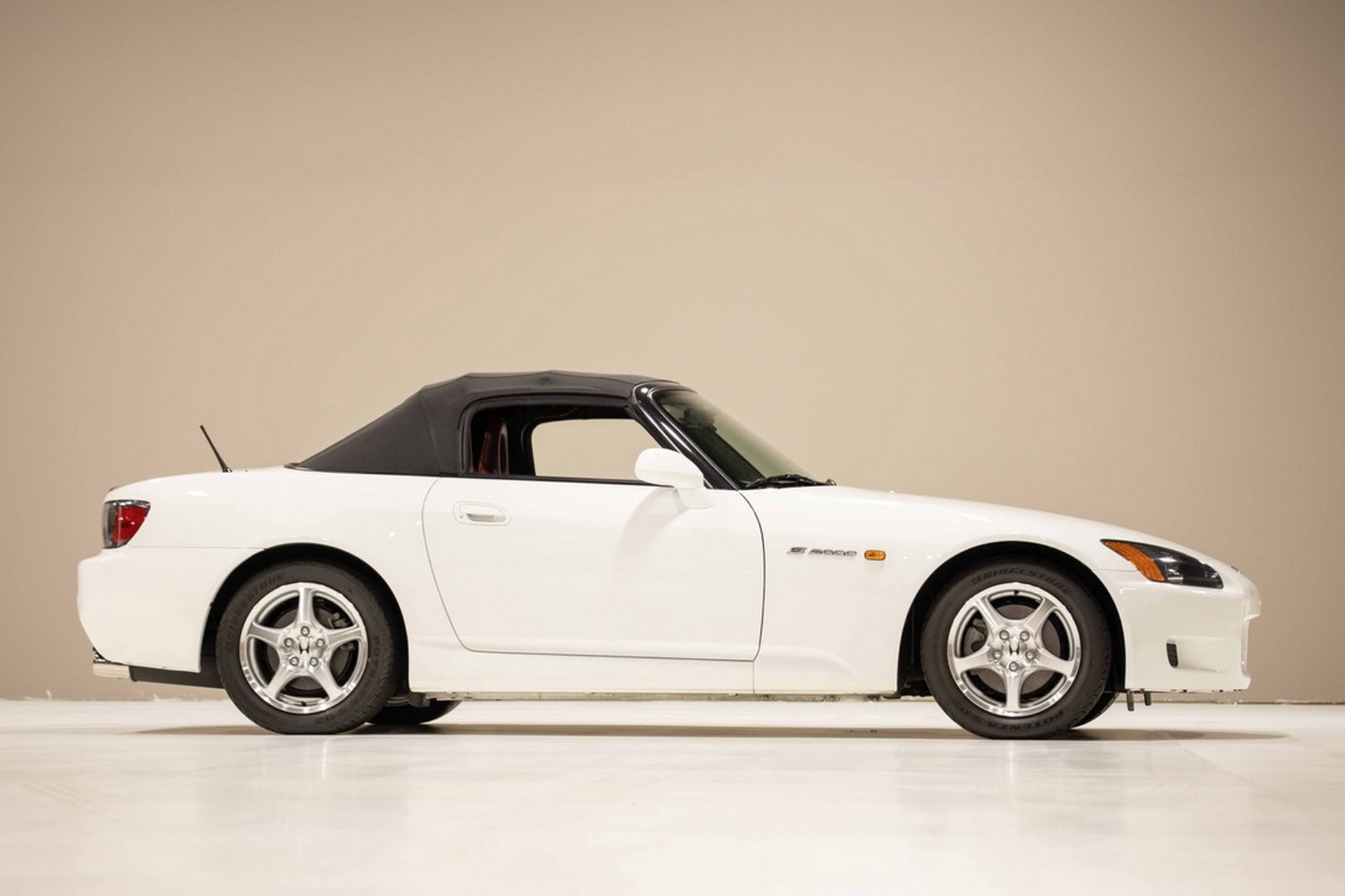This Low-Mileage White-On-Red Honda S2000 Has Already Attracted A High Bid Of $35,000