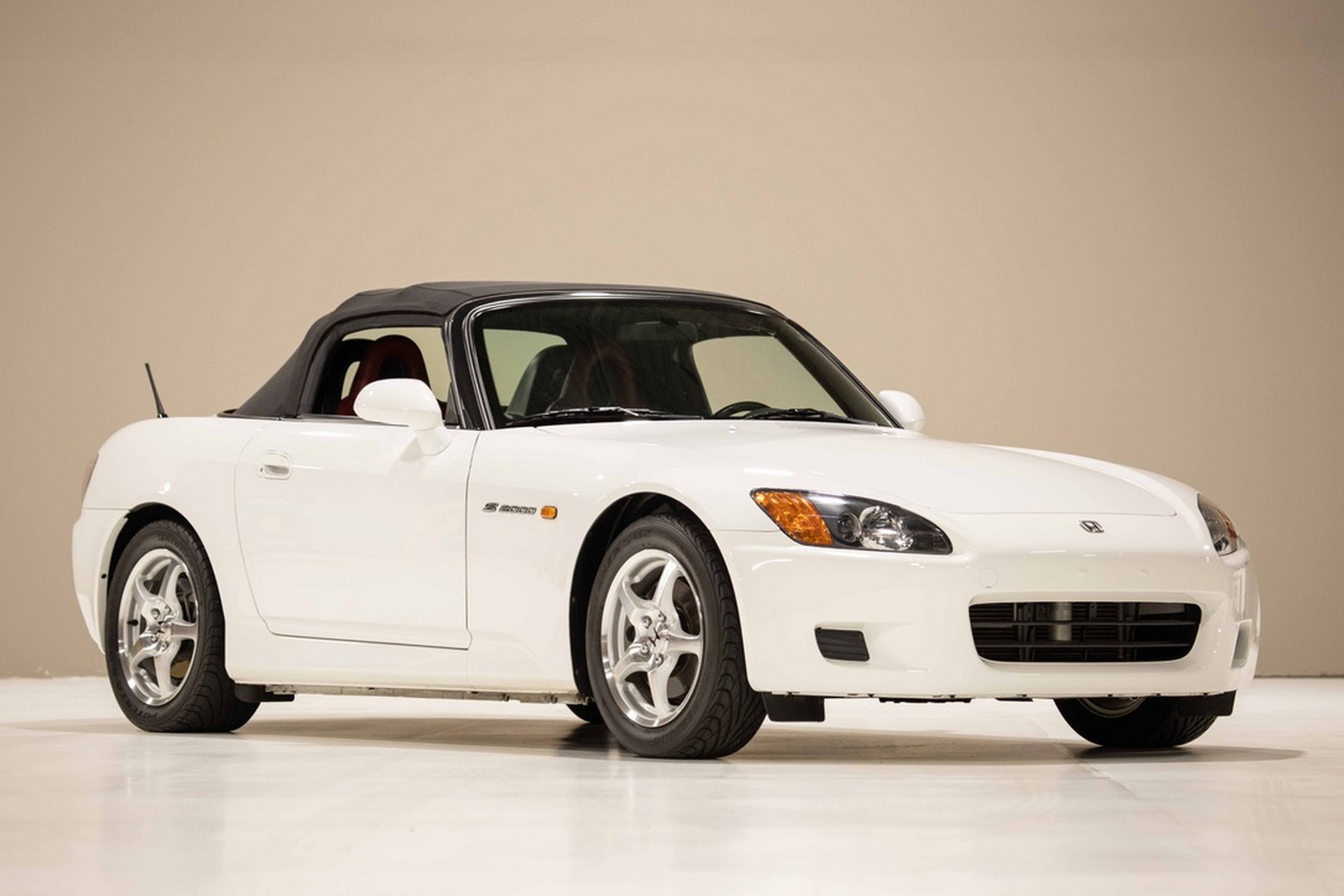 This Low-Mileage White-On-Red Honda S2000 Has Already Attracted A High Bid Of $35,000