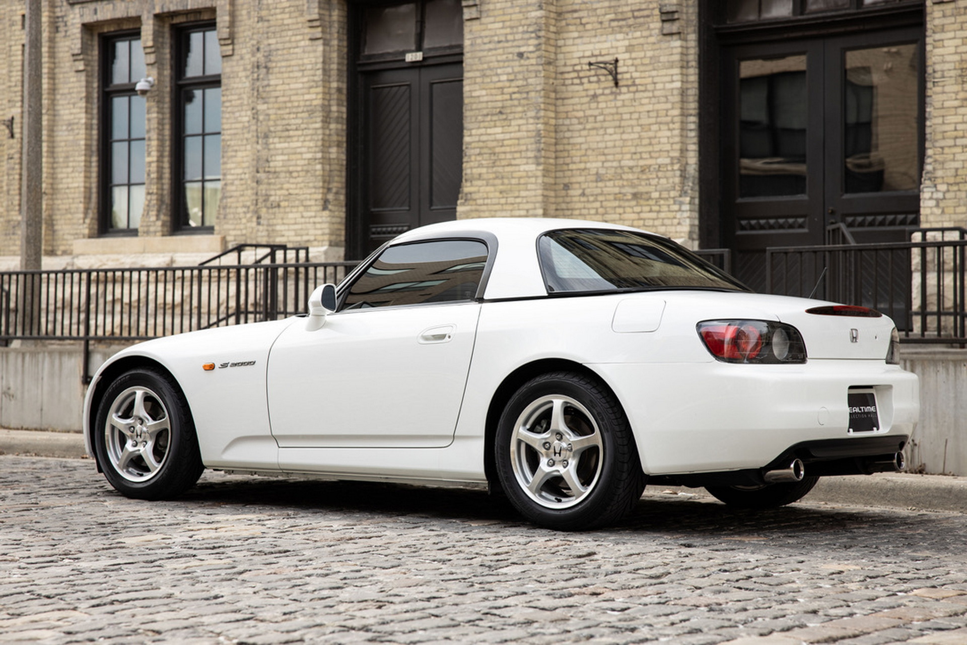 This Low-Mileage White-On-Red Honda S2000 Has Already Attracted A High Bid Of $35,000