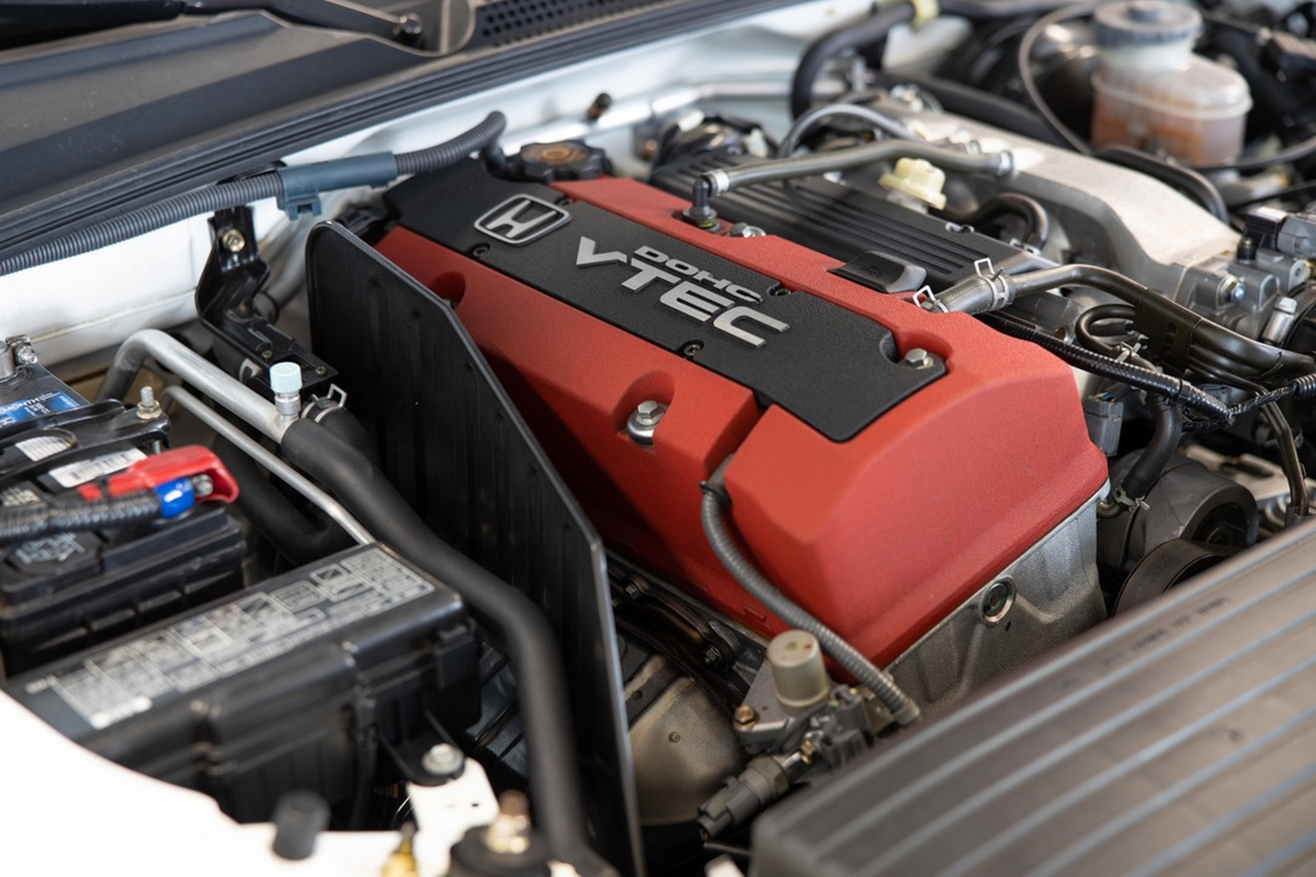 This Low-Mileage White-On-Red Honda S2000 Has Already Attracted A High Bid Of $35,000