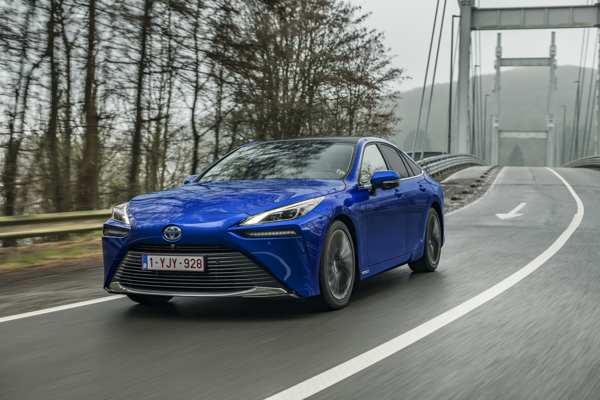 See The European 2021 Toyota Mirai RWD Fuel Cell Car In Over 150 Photos