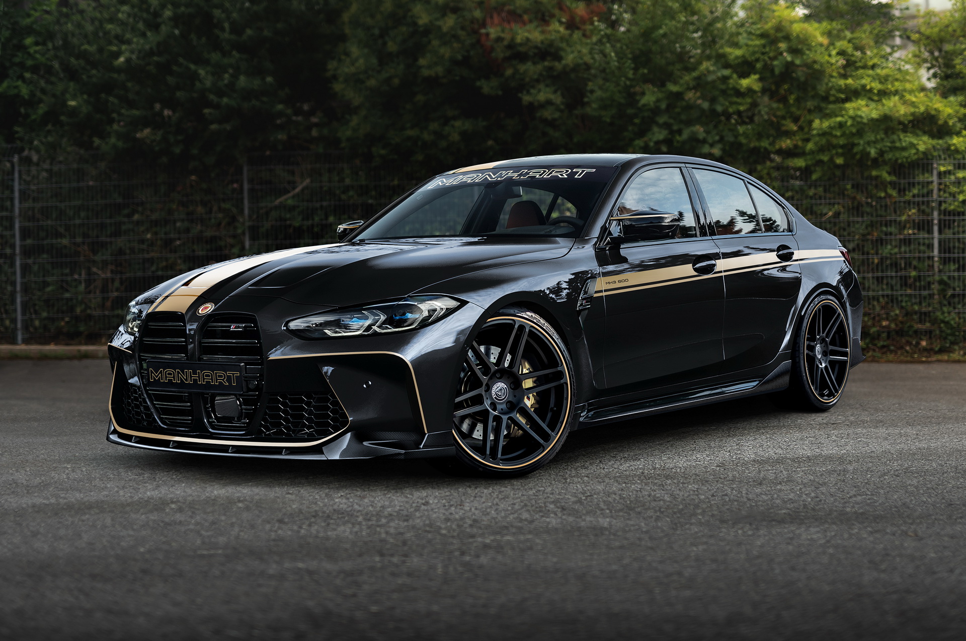 Gold Galore: New BMW M3 And M4 Embrace Their Flashiness With Manhart’s Help