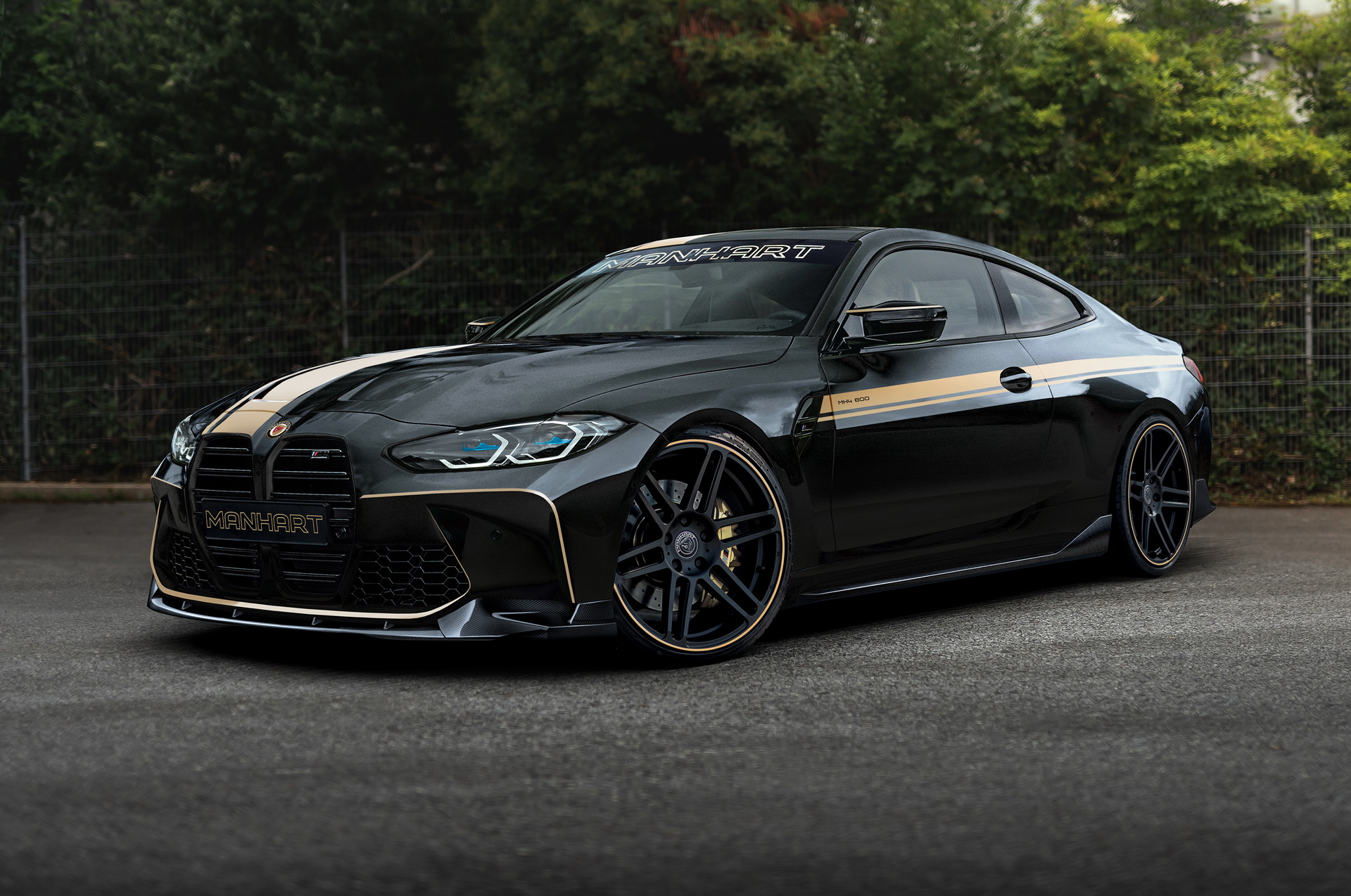 Gold Galore: New BMW M3 And M4 Embrace Their Flashiness With Manhart’s Help