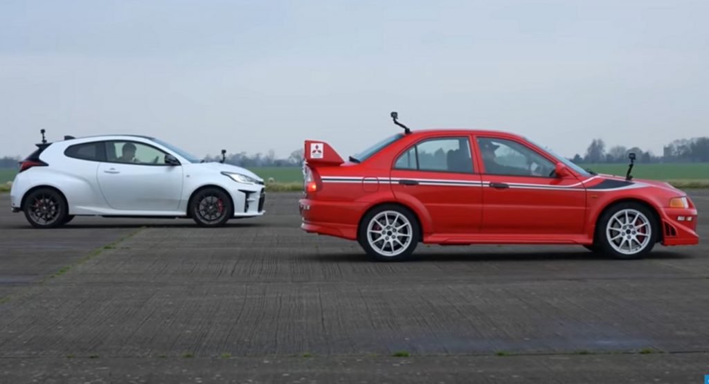  Toyota GR Yaris Takes On Mitsubishi Evo VI Tommi Makinen Edition