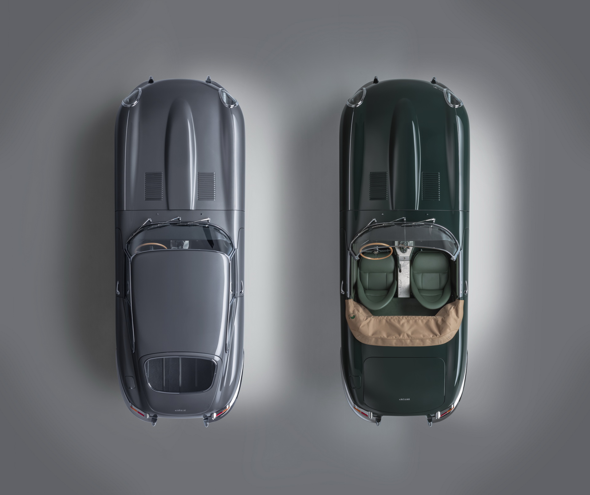 Jaguar Classic Shows Stunning Pair Of Factory Restored E-Type 60 Collection Editions