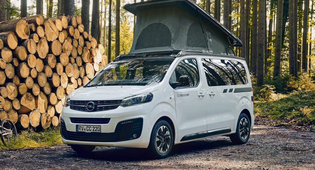 2021 Opel Zafira Life Crosscamp Lite Camper Van Has Up To Three Beds,  Clever Solutions