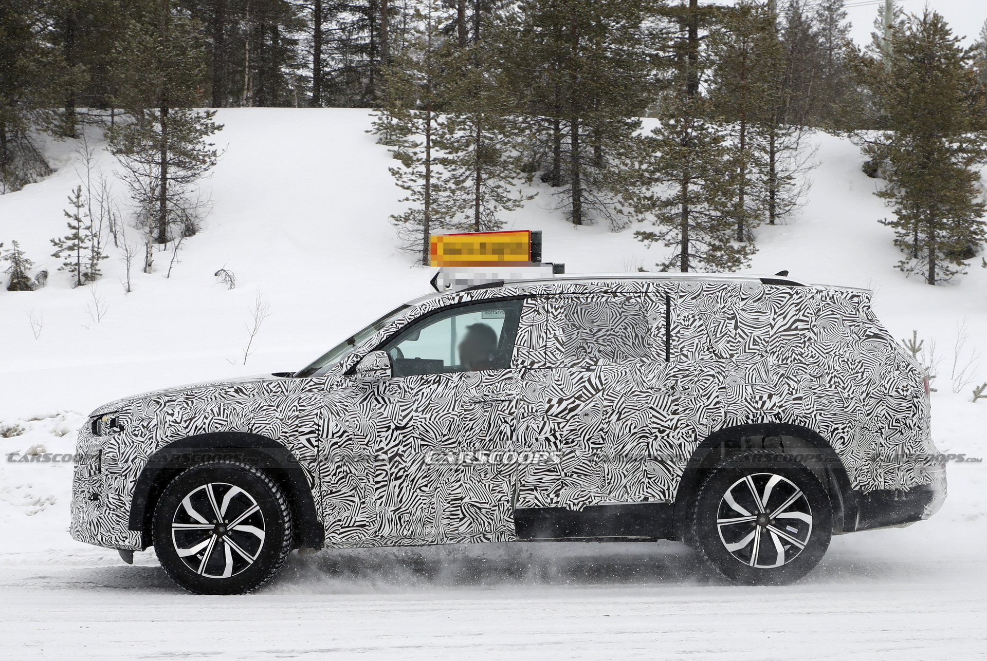 Big, Chunky Audi SUV Spied Winter Testing, Could It Be The Fabled Q9?