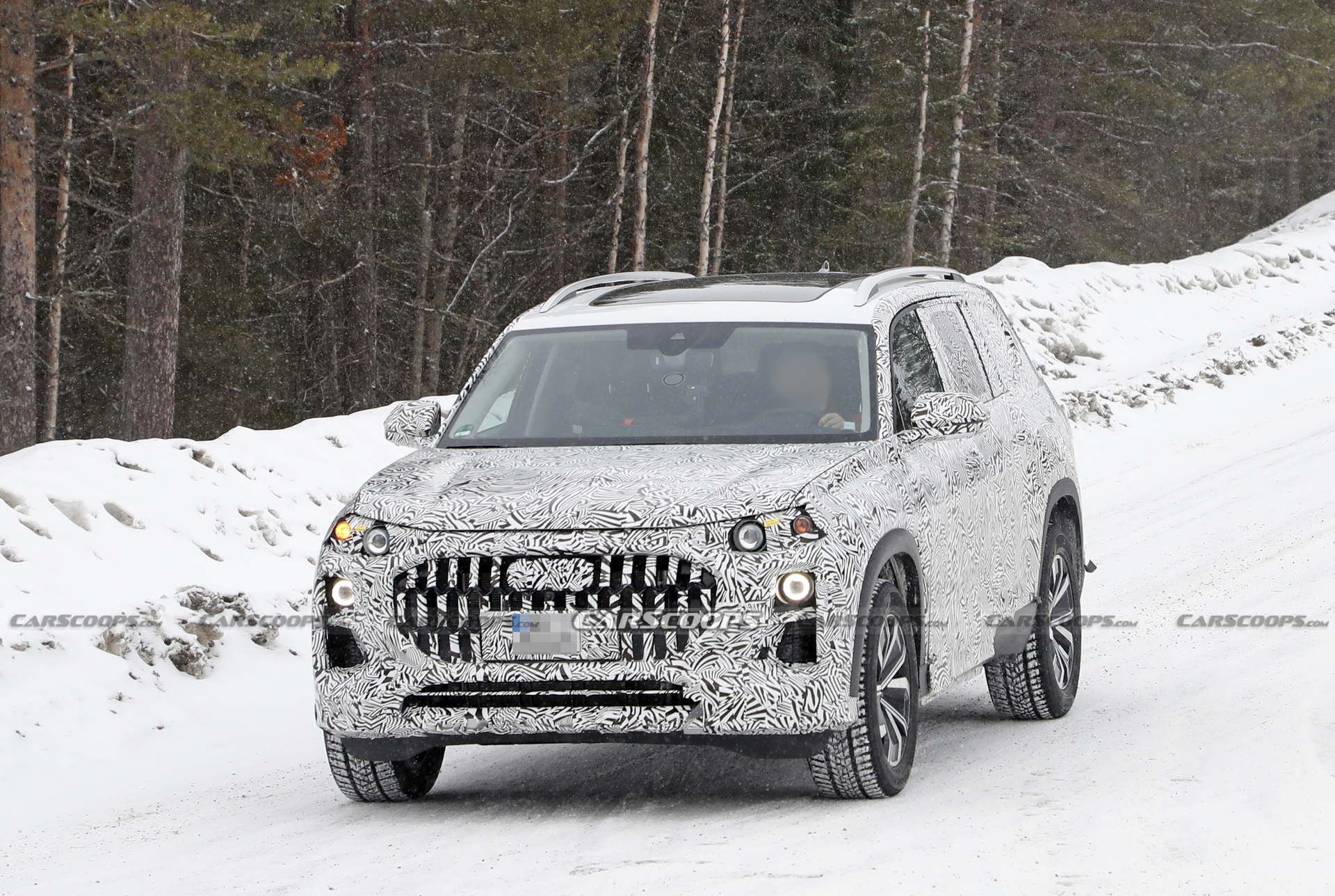 Big, Chunky Audi SUV Spied Winter Testing, Could It Be The Fabled Q9?