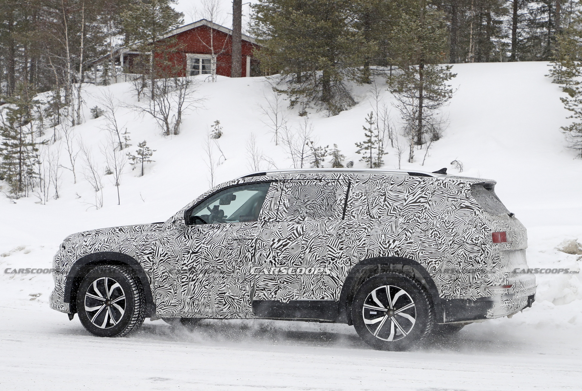 Big, Chunky Audi SUV Spied Winter Testing, Could It Be The Fabled Q9?