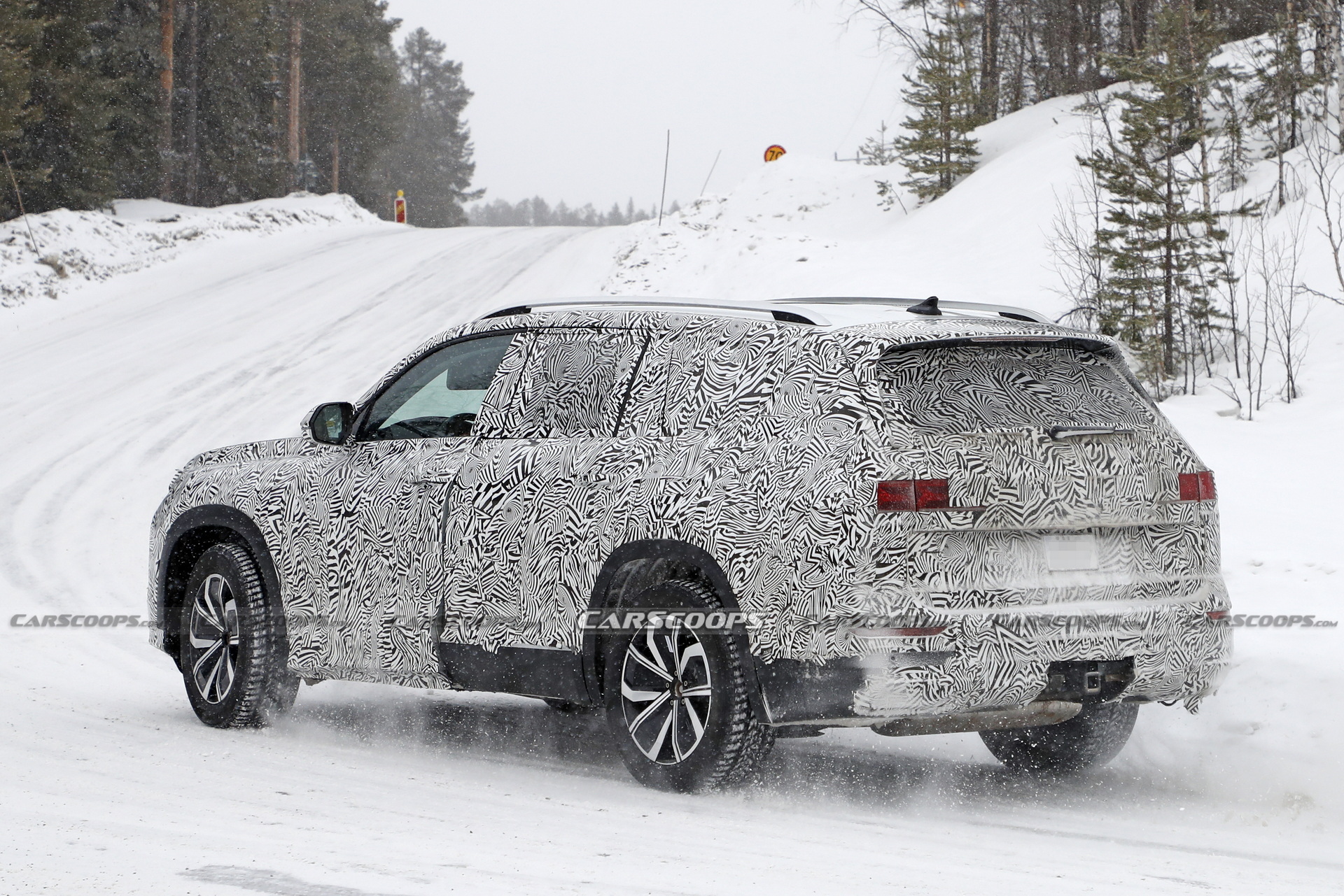 Big, Chunky Audi SUV Spied Winter Testing, Could It Be The Fabled Q9?