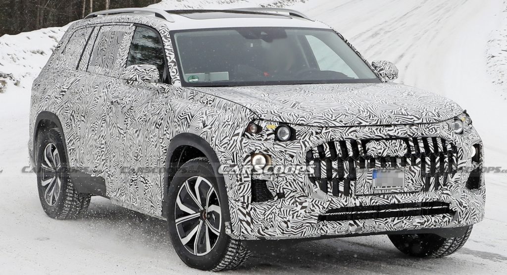 Big, Chunky Audi SUV Spied Winter Testing, Could It Be The Fabled Q9?