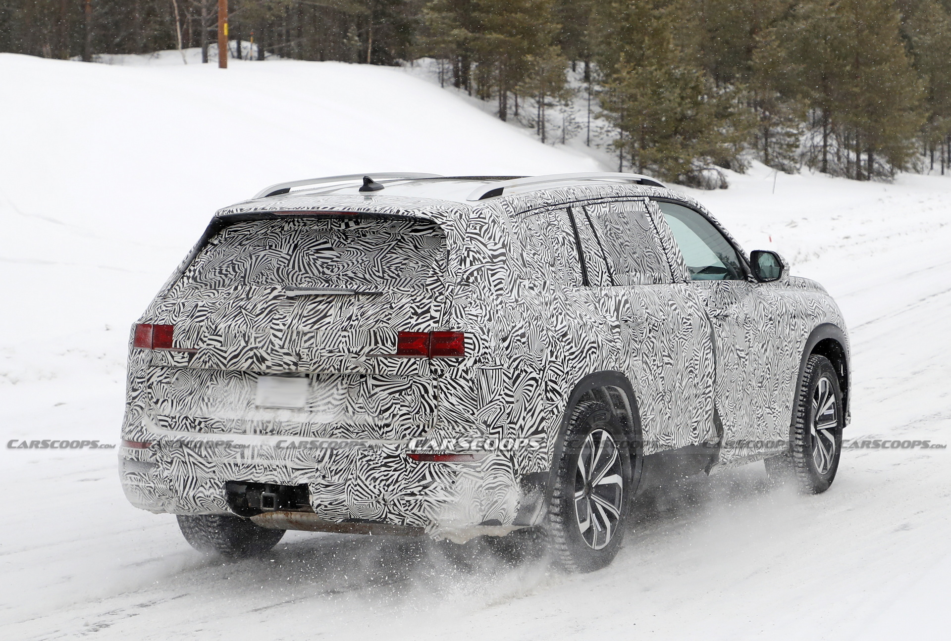 Big, Chunky Audi SUV Spied Winter Testing, Could It Be The Fabled Q9?