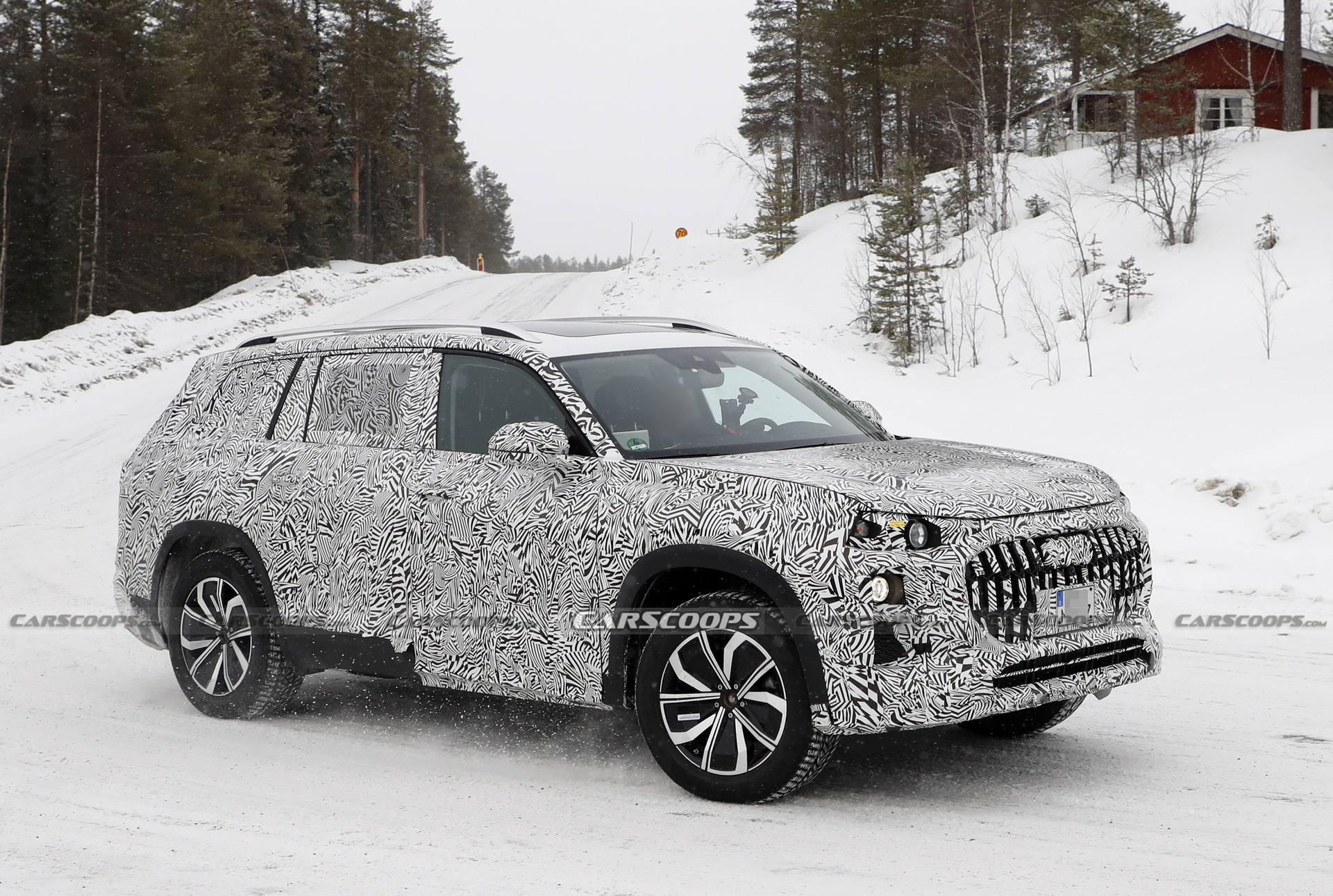 Big, Chunky Audi SUV Spied Winter Testing, Could It Be The Fabled Q9?