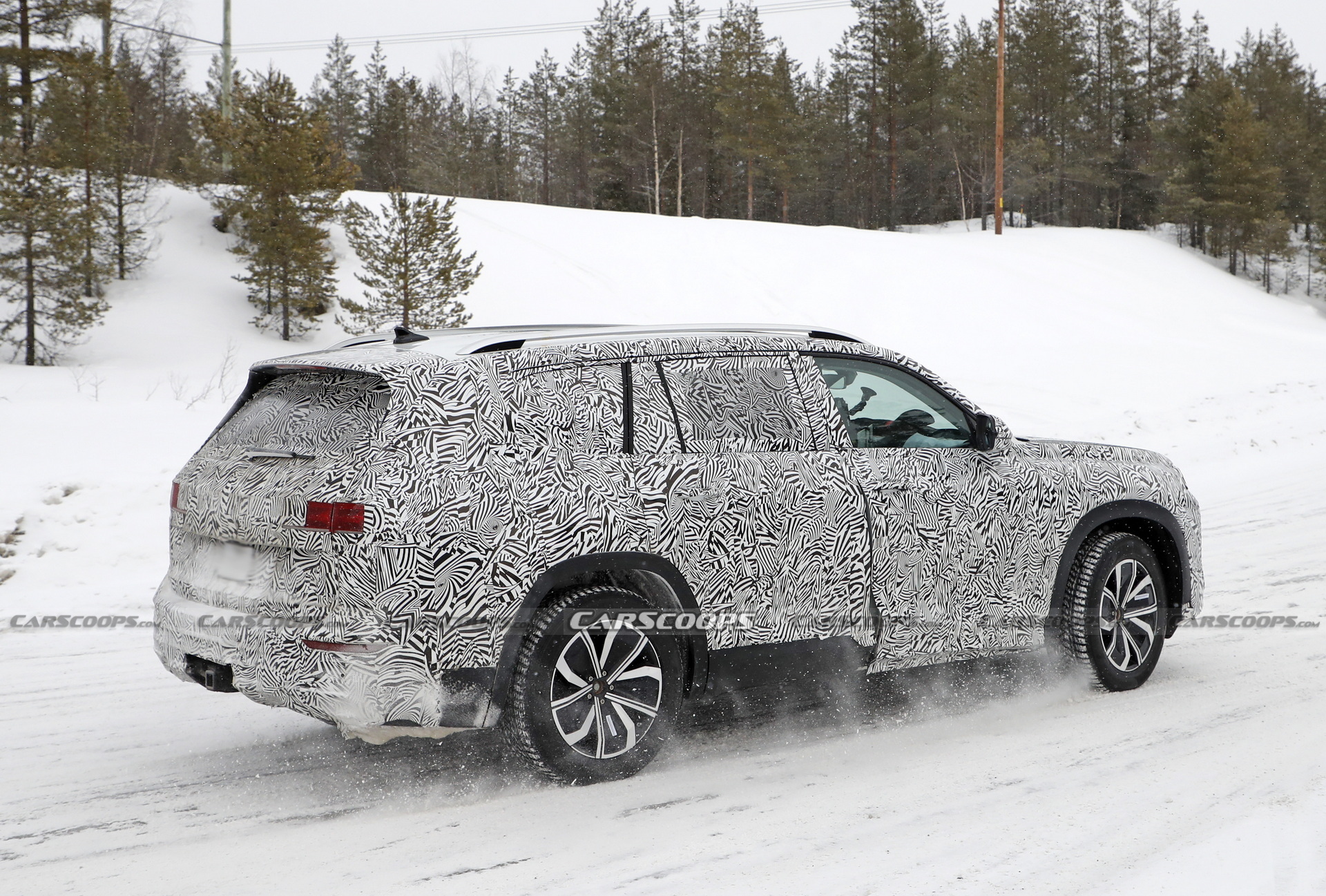 Big, Chunky Audi SUV Spied Winter Testing, Could It Be The Fabled Q9?