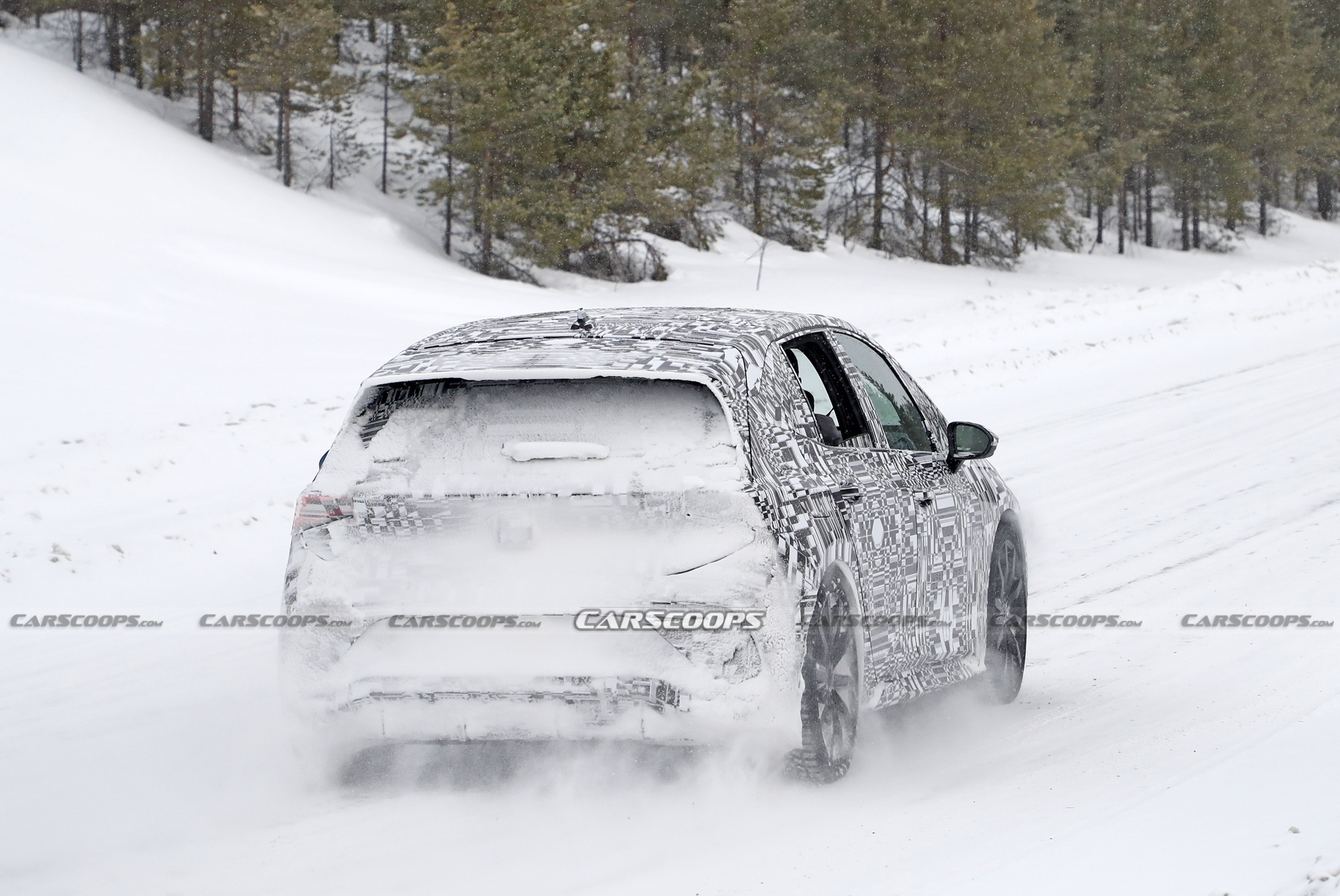 Very Near-Production 2022 Cupra Born Spied Testing In The Snow
