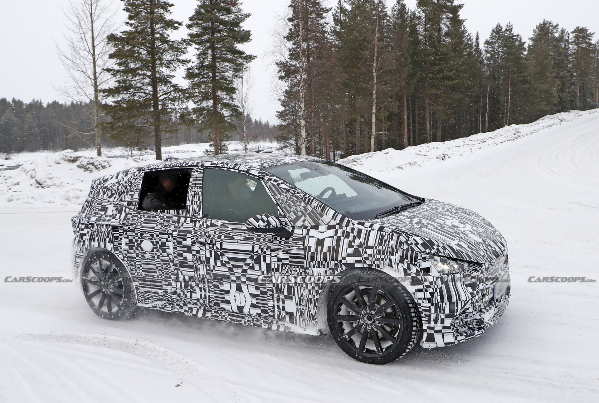 Very Near-Production 2022 Cupra Born Spied Testing In The Snow