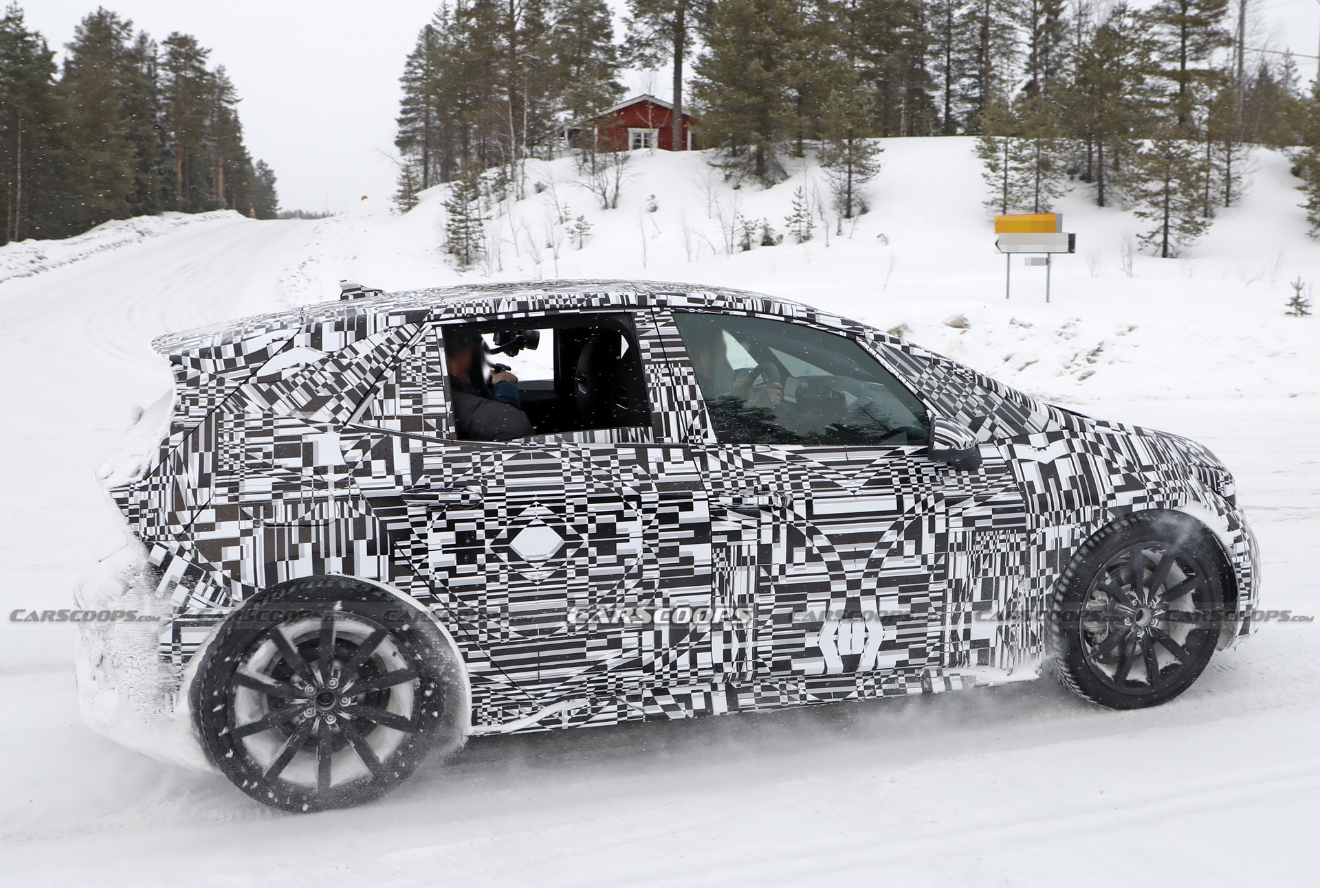 Very Near-Production 2022 Cupra Born Spied Testing In The Snow