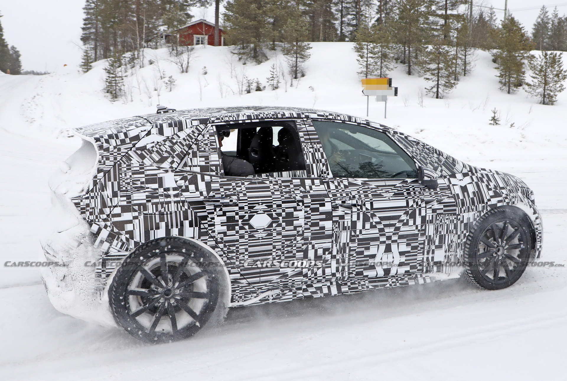 Very Near-Production 2022 Cupra Born Spied Testing In The Snow
