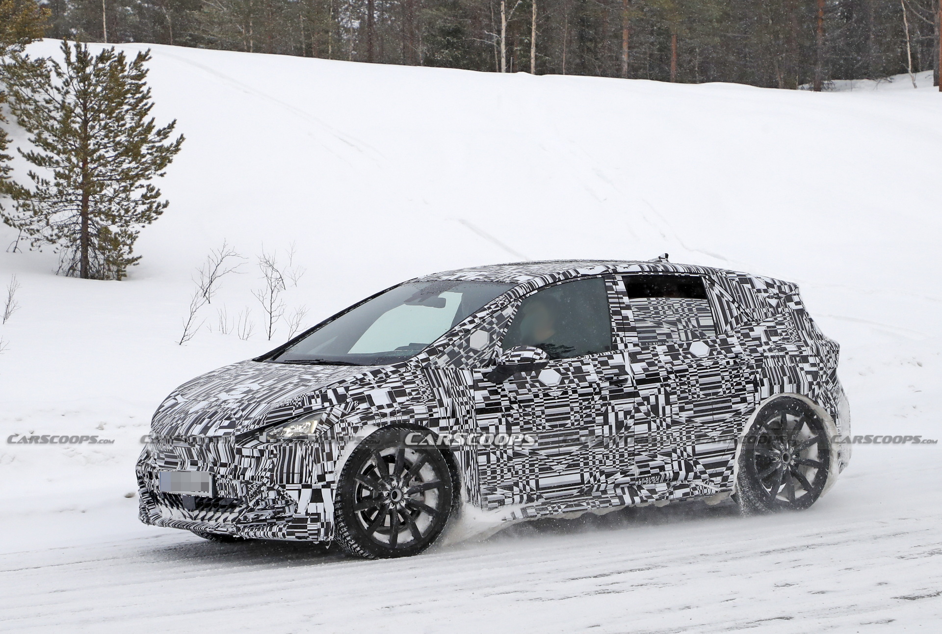 Very Near-Production 2022 Cupra Born Spied Testing In The Snow