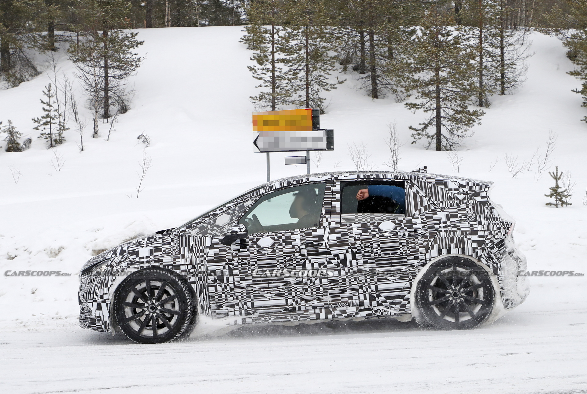 Very Near-Production 2022 Cupra Born Spied Testing In The Snow