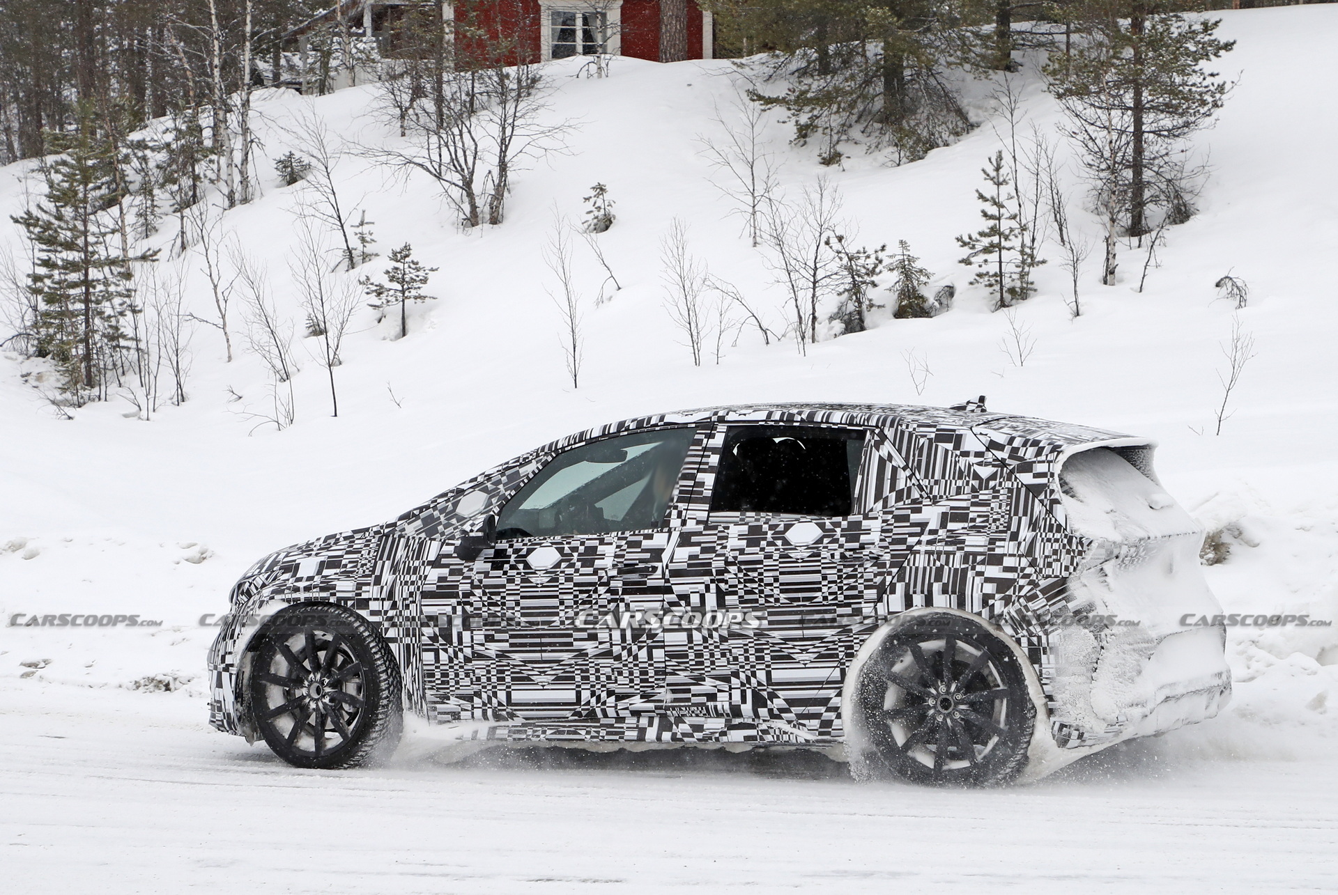 Very Near-Production 2022 Cupra Born Spied Testing In The Snow