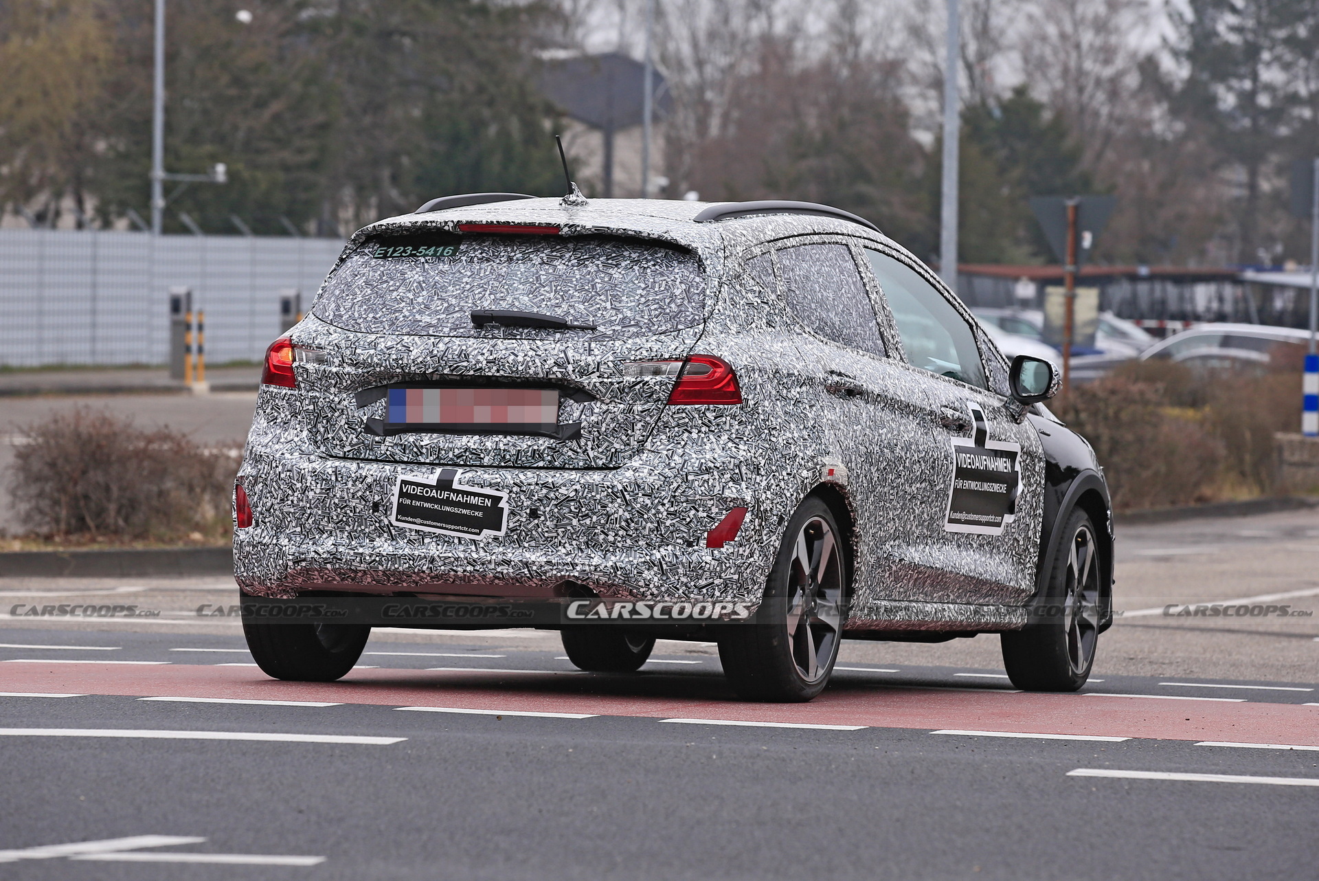Facelifted 2022 Ford Fiesta Active Spied Testing Out Subtle Tweaks