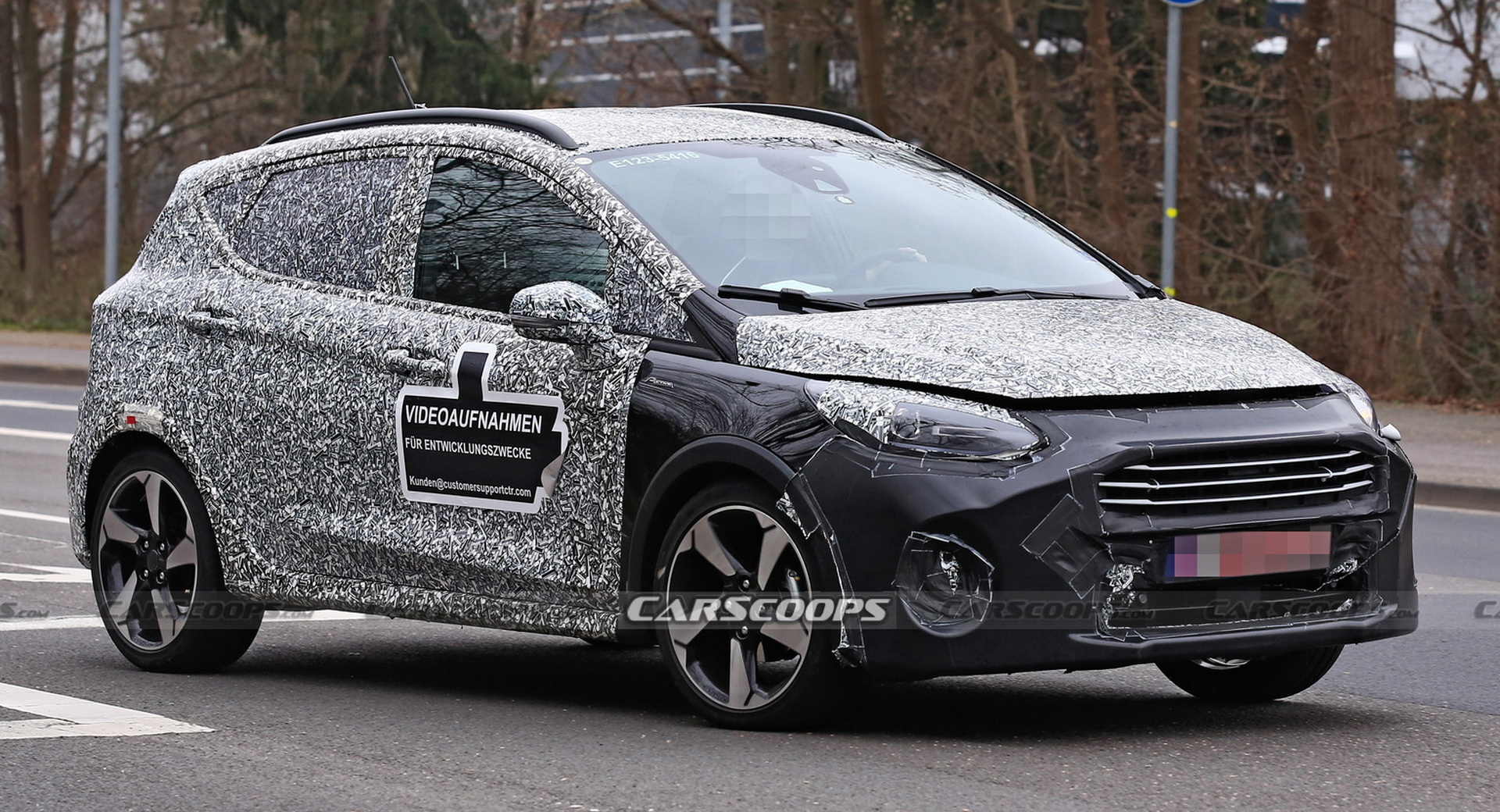 Naar Invloed ontrouw Facelifted 2022 Ford Fiesta Active Spied Testing Out Subtle Tweaks |  Carscoops
