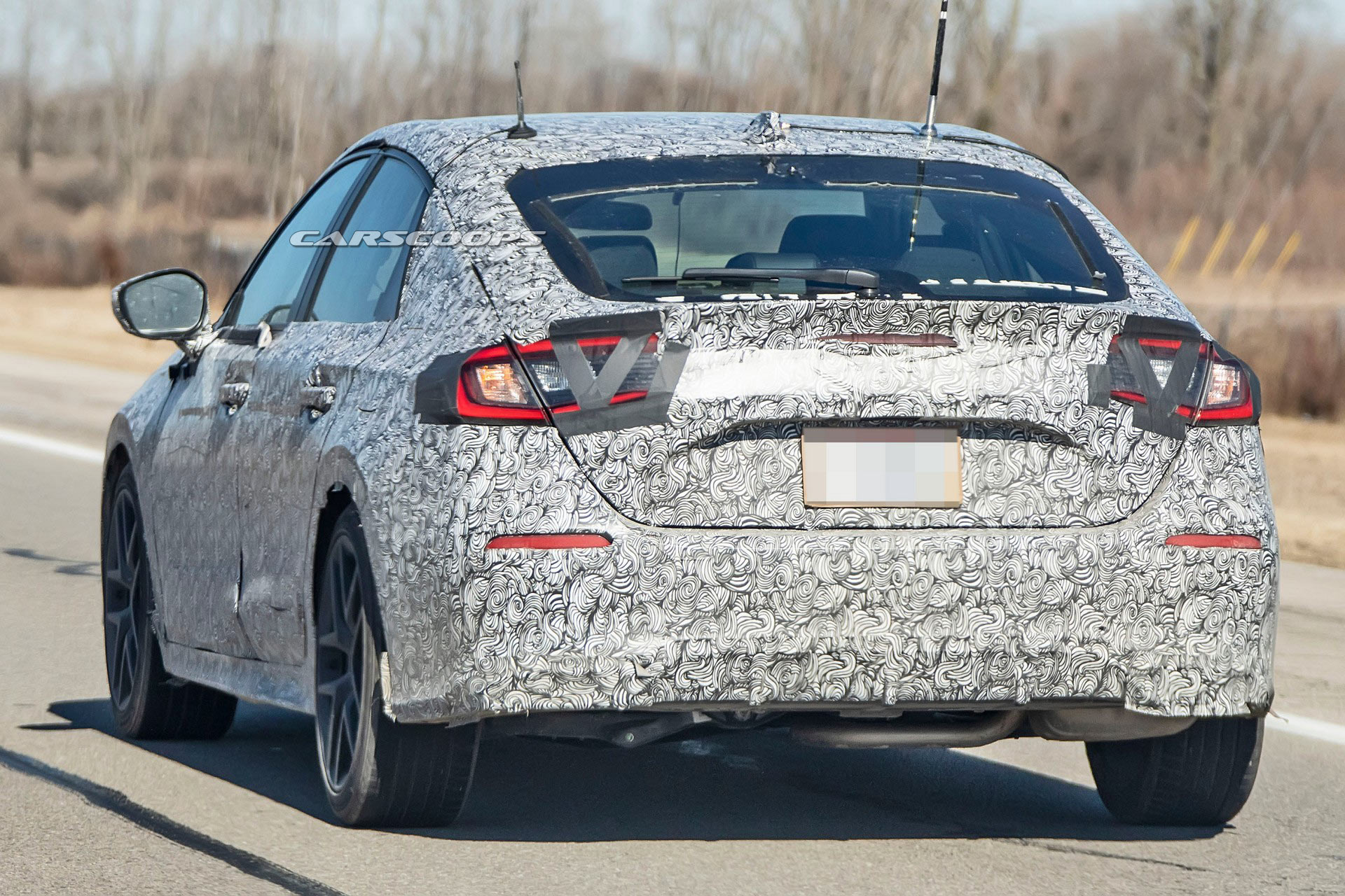 2022 Honda Civic Caught Undisguised Out In The Open Ahead Of Its Debut This Spring