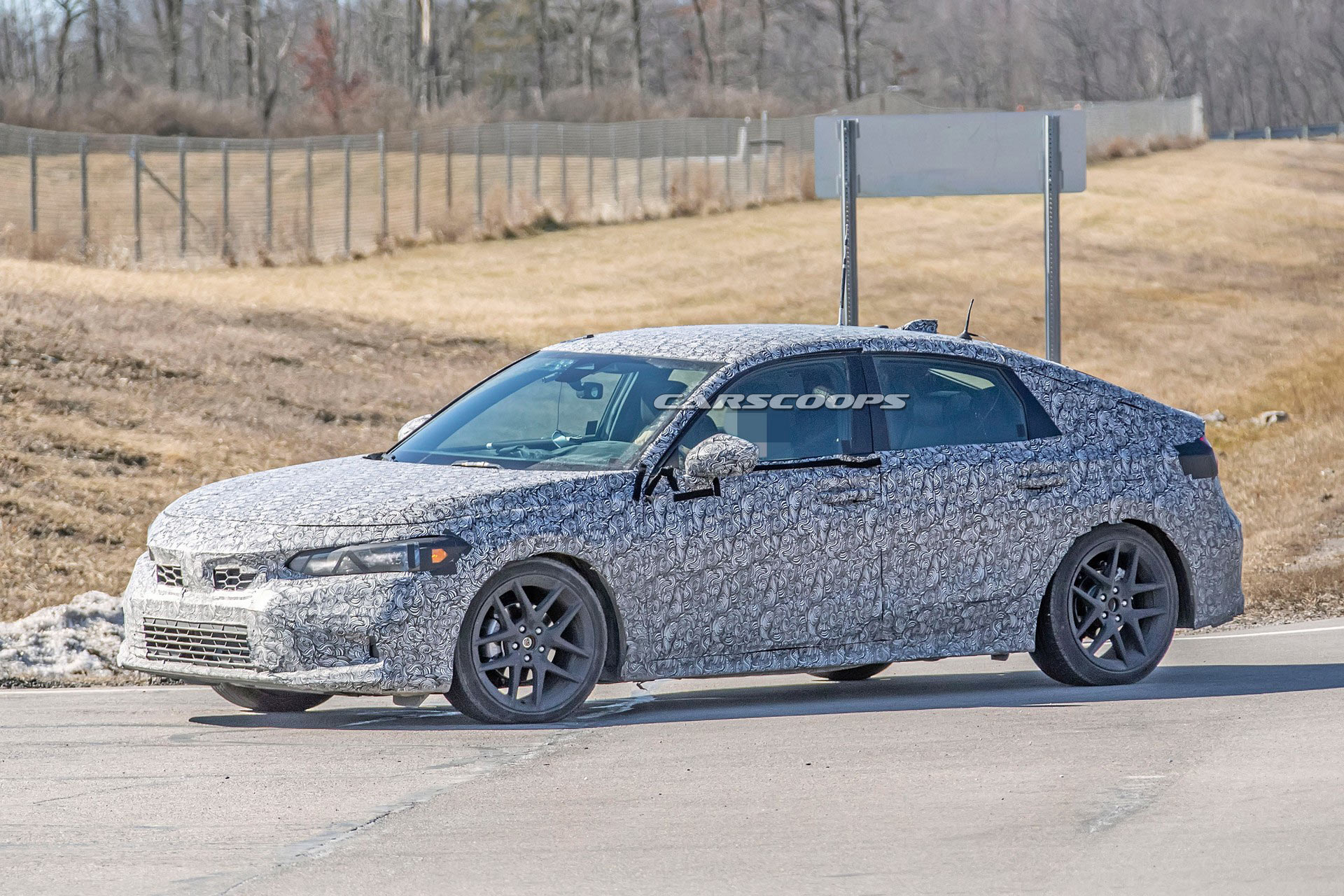 2022 Honda Civic Caught Undisguised Out In The Open Ahead Of Its Debut This Spring