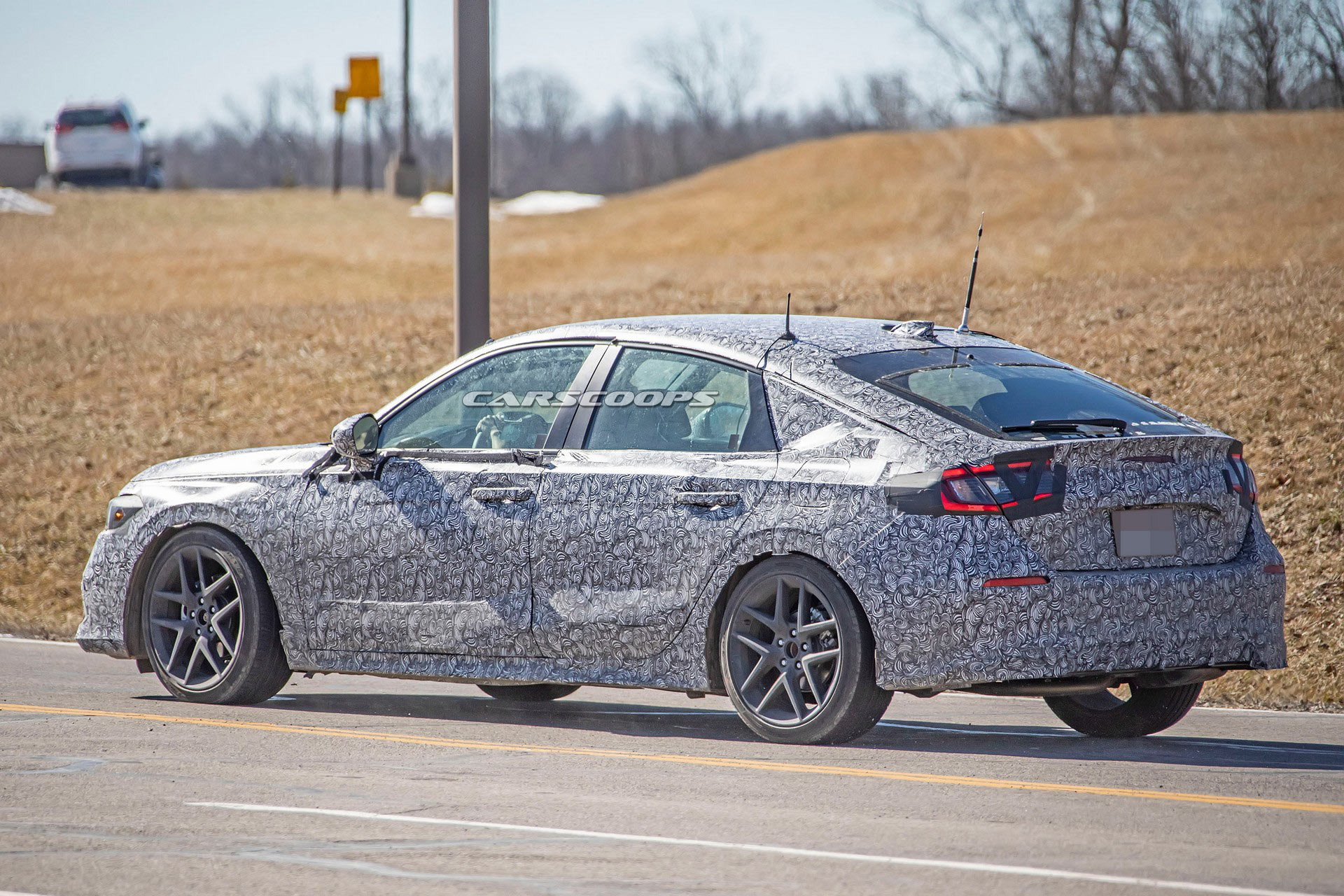2022 Honda Civic Caught Undisguised Out In The Open Ahead Of Its Debut This Spring