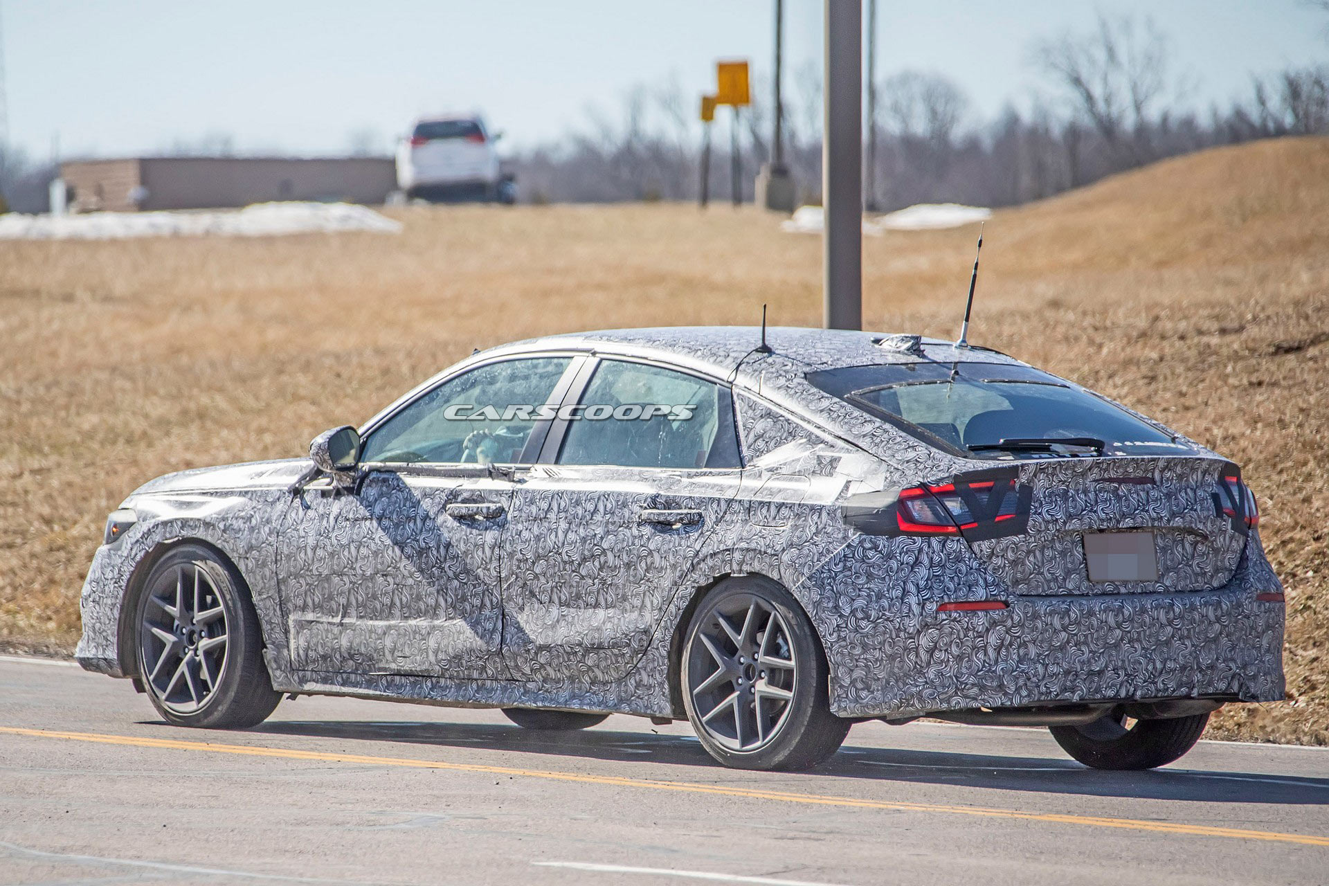 2022 Honda Civic Caught Undisguised Out In The Open Ahead Of Its Debut This Spring