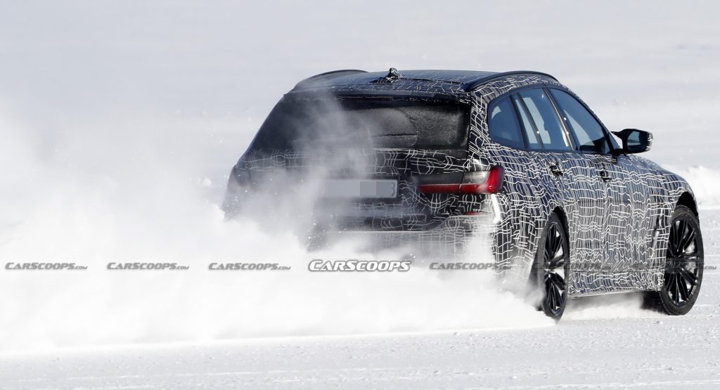  Ah To Be A 2022 BMW M3 Touring Test Driver, Running Rings In The Snow