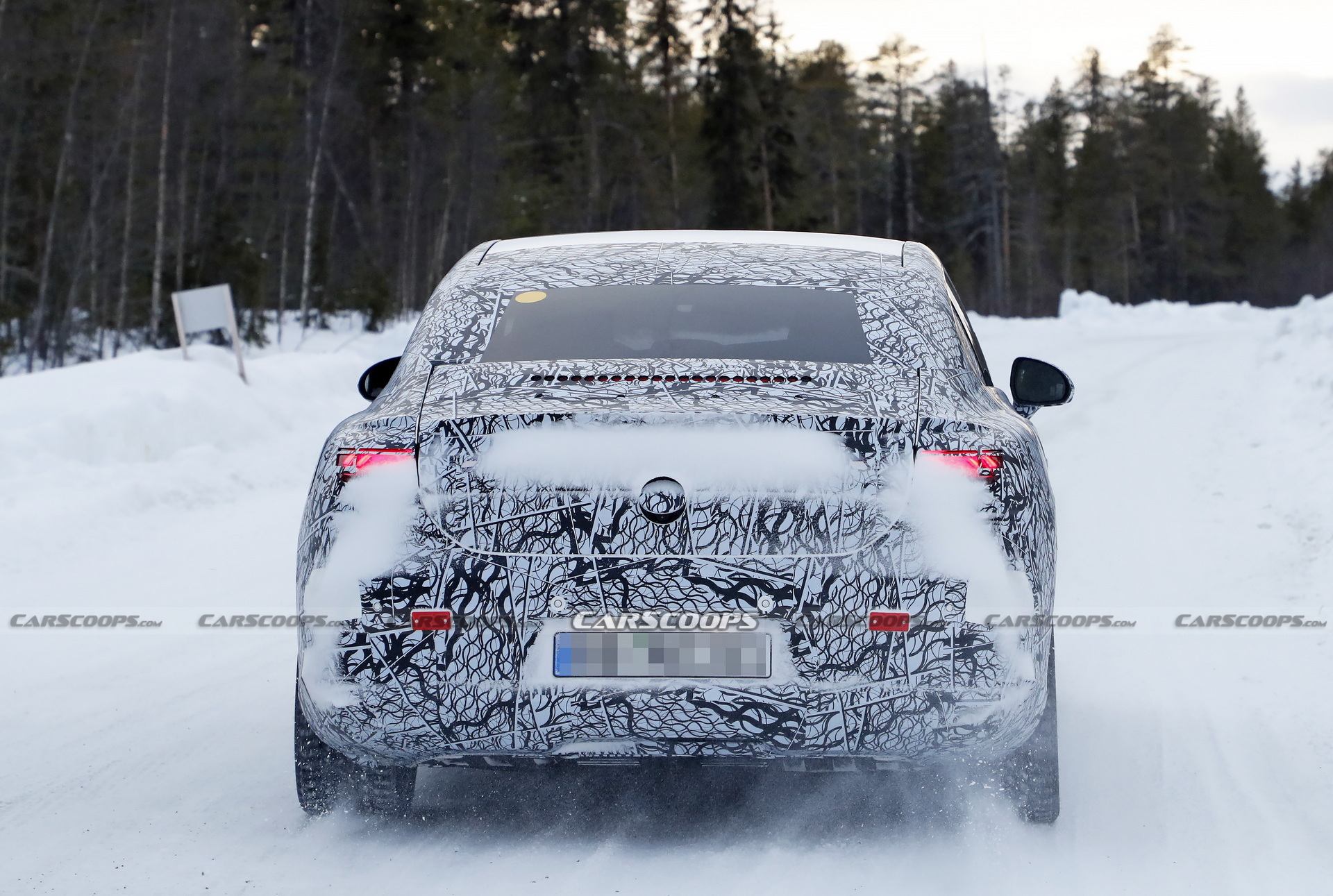 New Spy Shots Of Electric Mercedes EQE Reveal More Of Its Fluid Styling