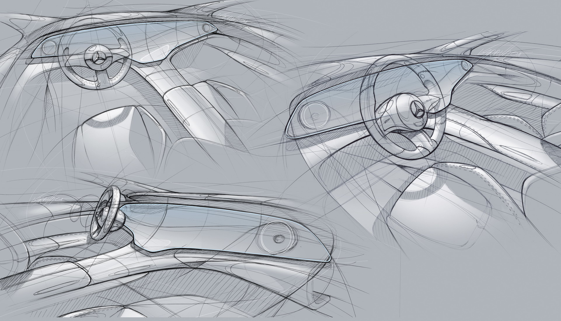 The 2022 Mercedes-Benz EQS Flagship Electric Sedan Has A Bonkers 56″ Curved Screen Dash