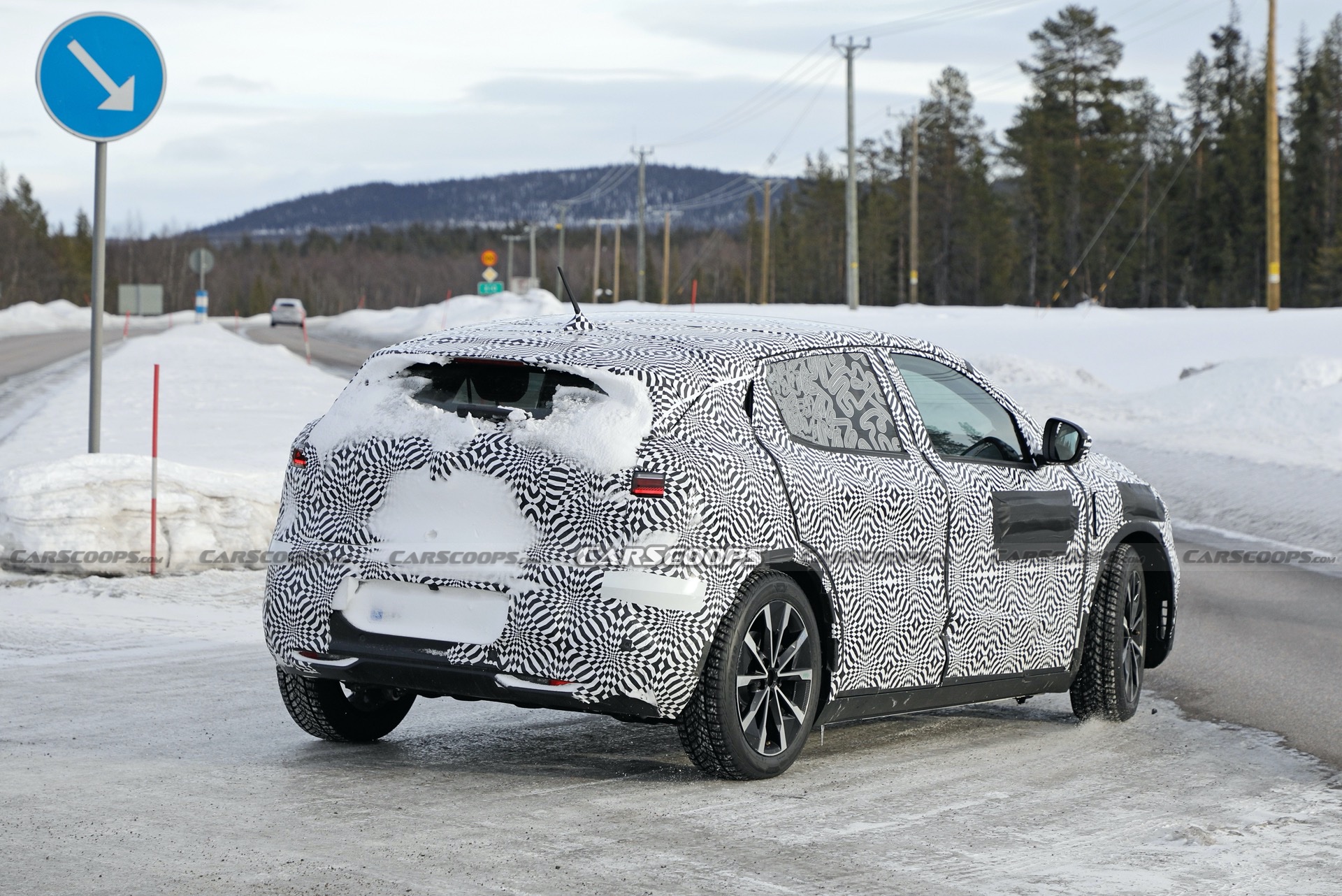 New Electric Renault Megane Prototype Caught For The First Time