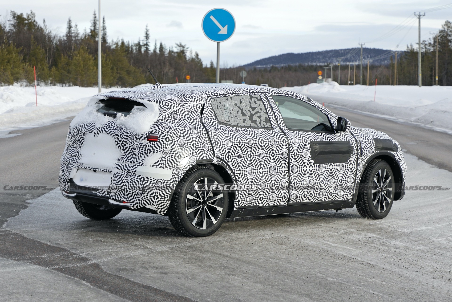 New Electric Renault Megane Prototype Caught For The First Time