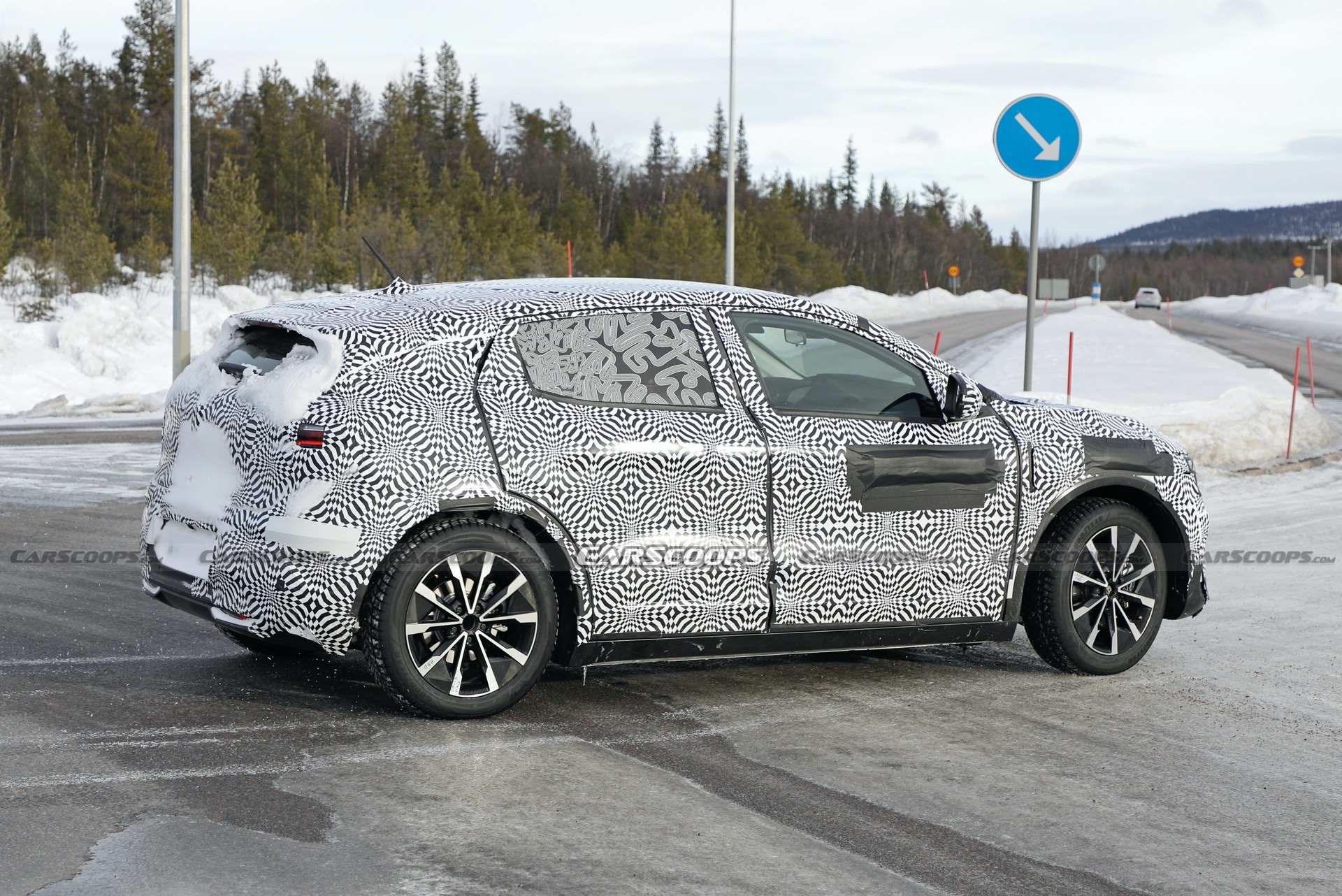 New Electric Renault Megane Prototype Caught For The First Time