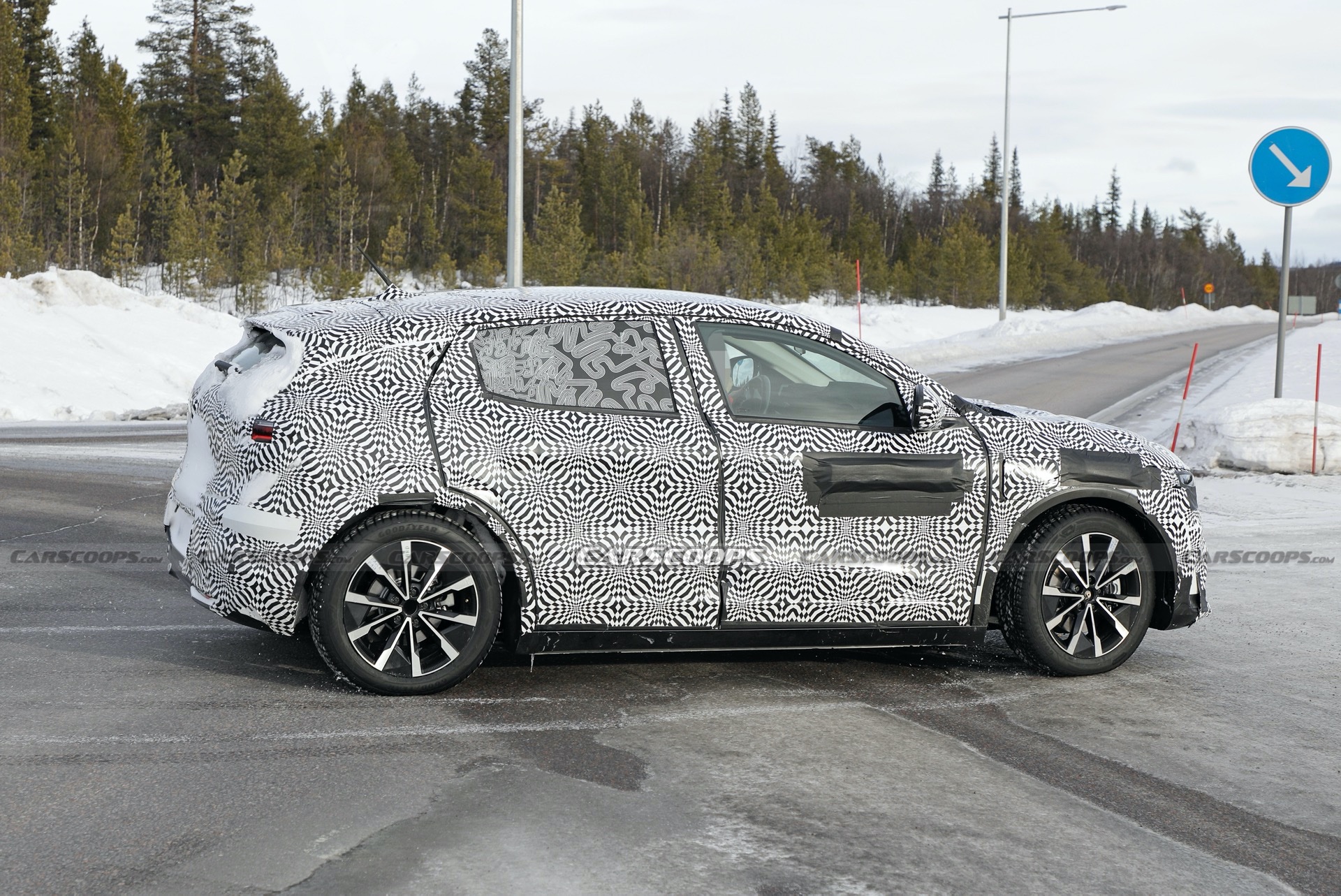 New Electric Renault Megane Prototype Caught For The First Time