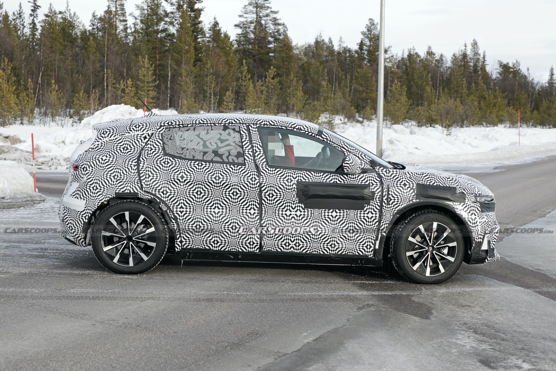 New Electric Renault Megane Prototype Caught For The First Time