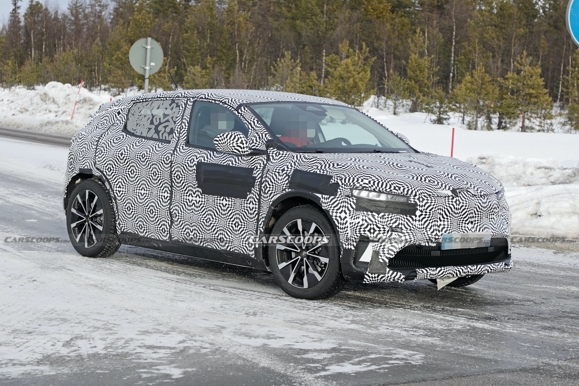 New Electric Renault Megane Prototype Caught For The First Time